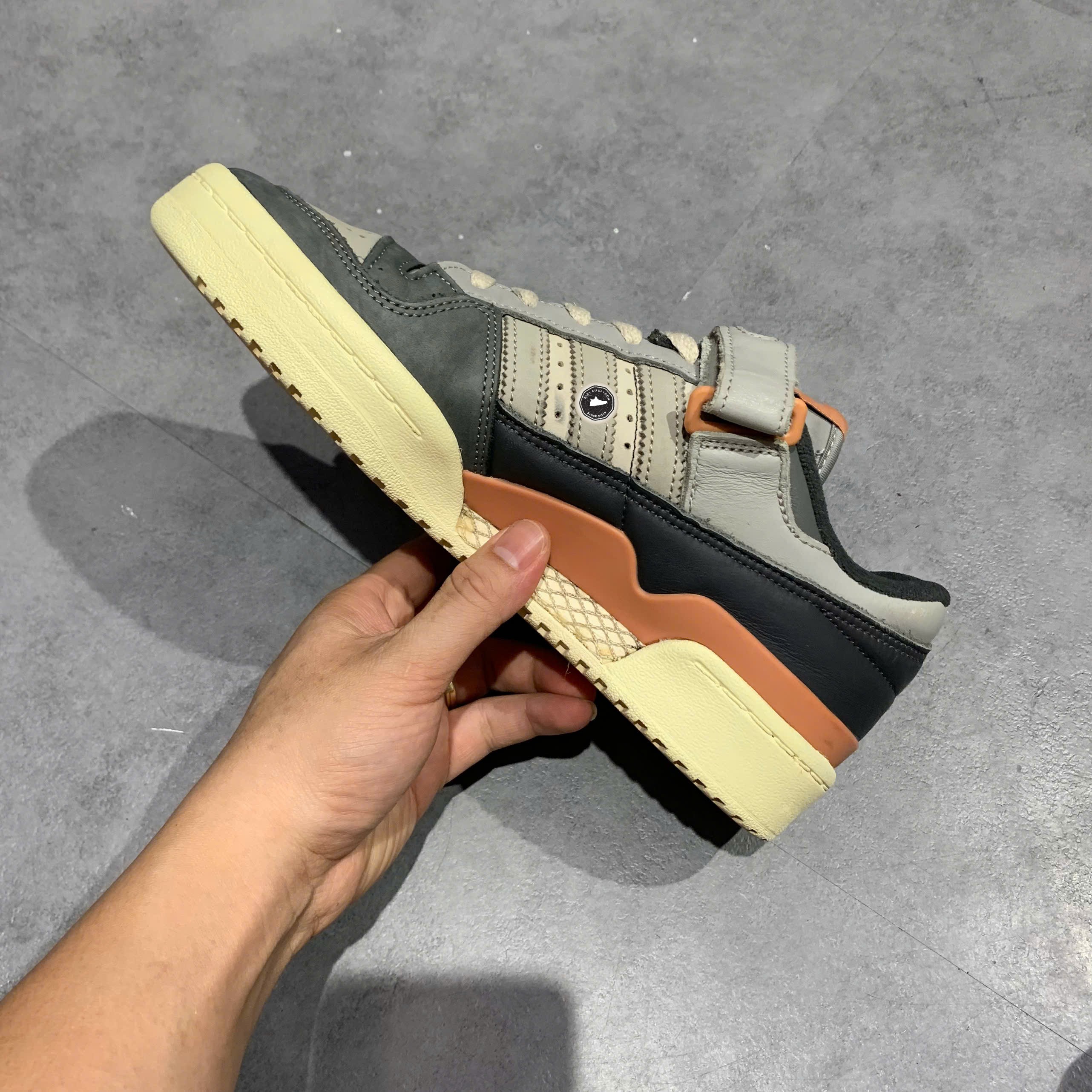 adidas Forum Low Grey Focus Orange - GX4576 - Size 40 2/3 - GIÀY 2HAND CHÍNH HÃNG PVN26410