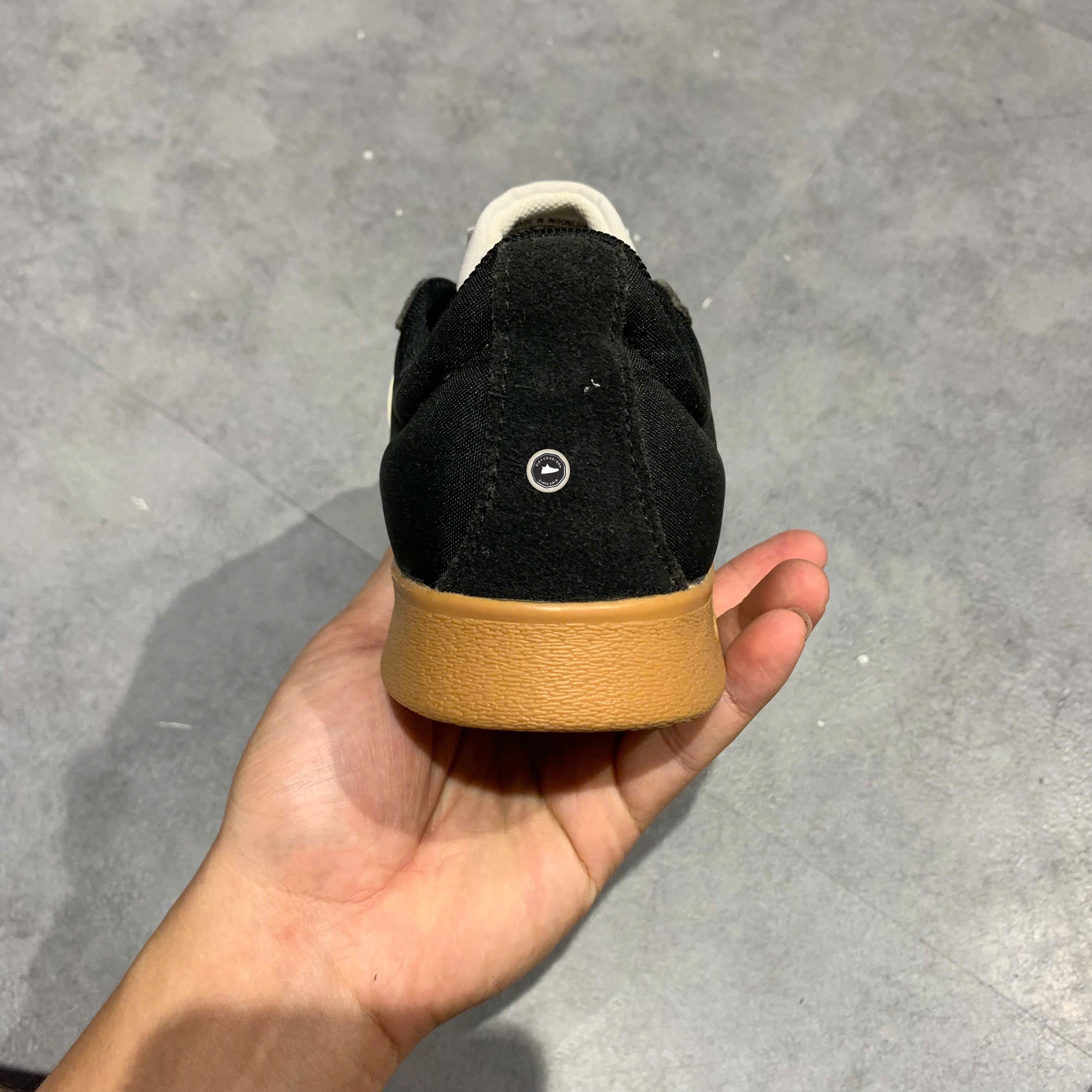 Adidas VL Court 2.0 Black White Gum - FW2758 - Size 40 2/3 - GIÀY 2HAND CHÍNH HÃNG PVN26306