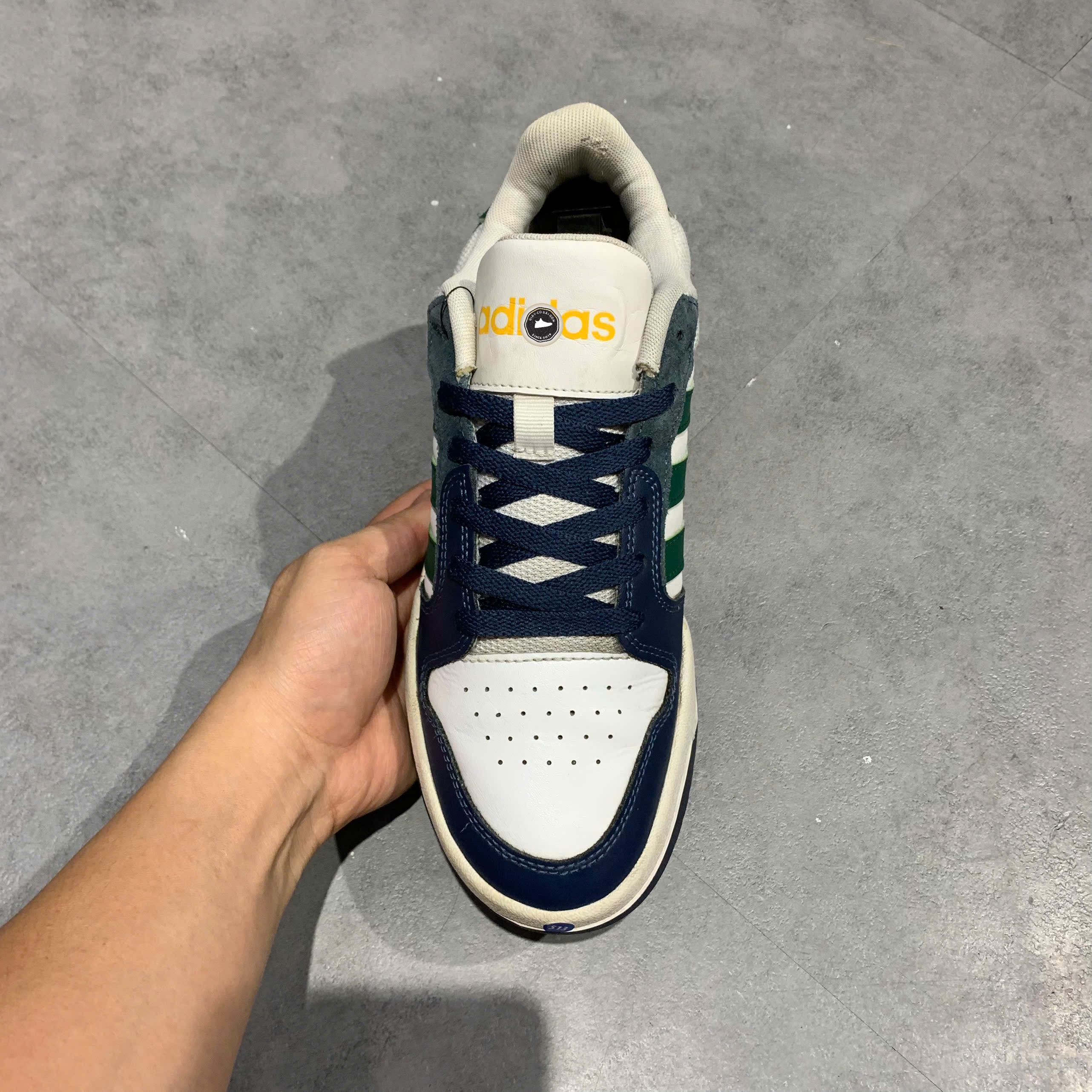 Adidas Entrap Low White Green Navy - JQ5047 - Size 40 - GIÀY 2HAND CHÍNH HÃNG PVN26351