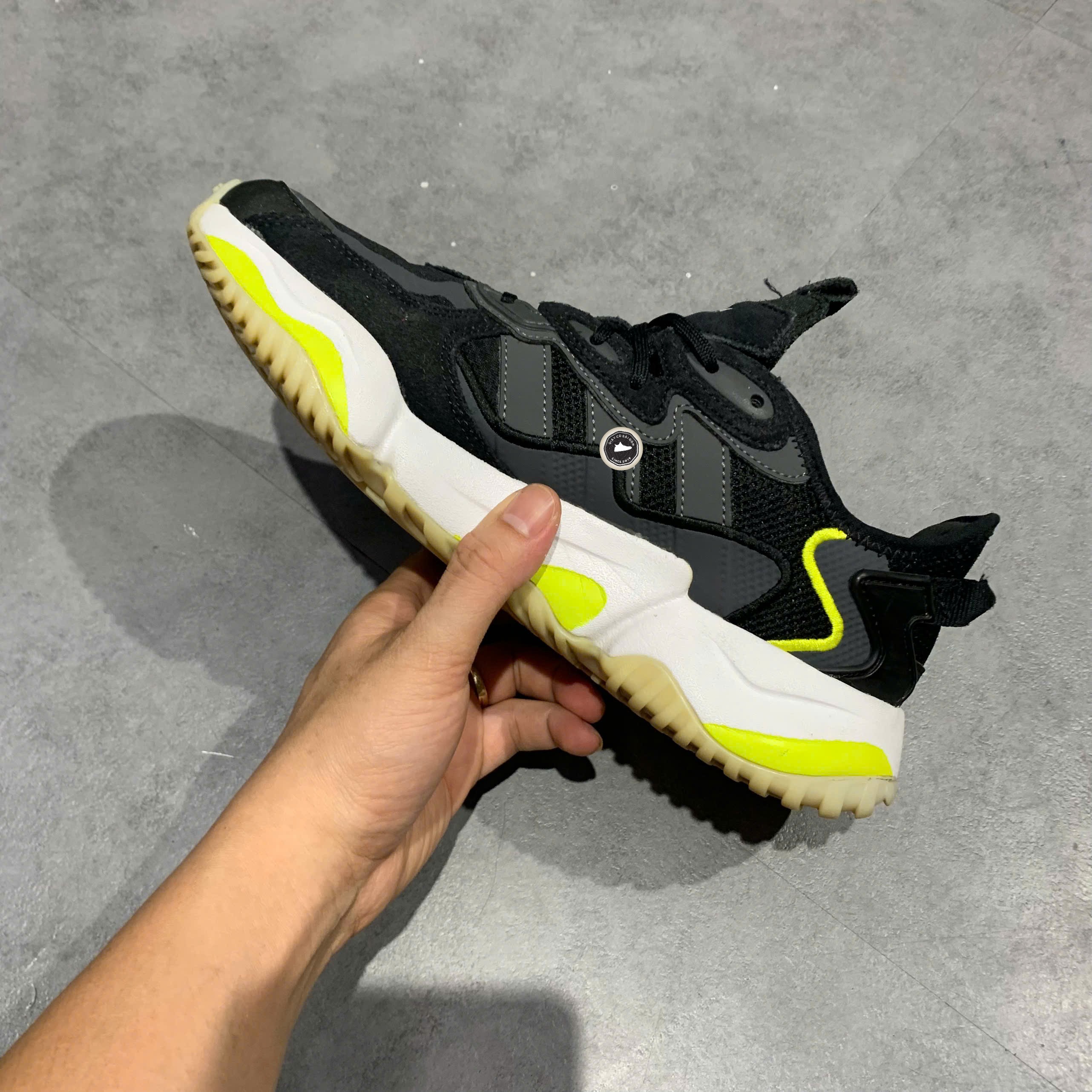 adidas Valerance Core Black Solar Yellow - GY5028 - Size 40 - GIÀY 2HAND CHÍNH HÃNG PVN26312