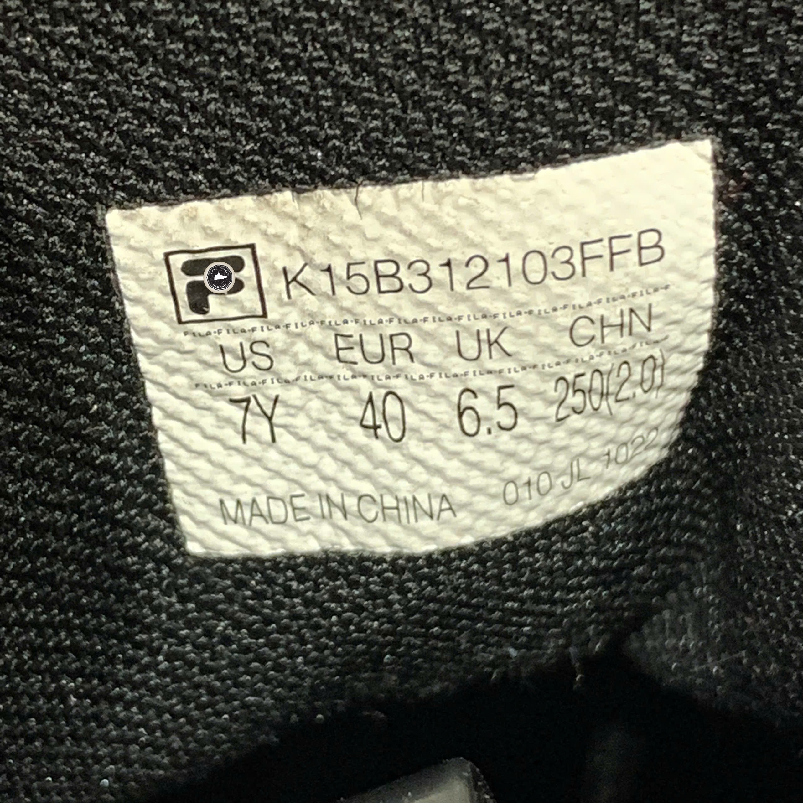 Fila Tecno Colorgy BOA Red Black - K15B312103FFB - Size 40 - GIÀY 2HAND CHÍNH HÃNG PVN26343