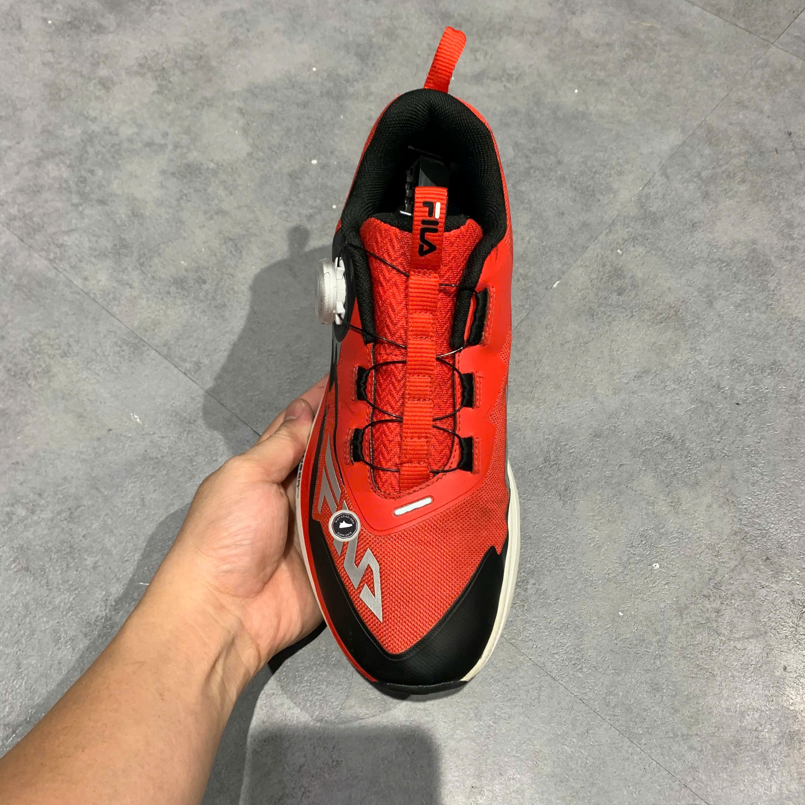 Fila Tecno Colorgy BOA Red Black - K15B312103FFB - Size 40 - GIÀY 2HAND CHÍNH HÃNG PVN26343