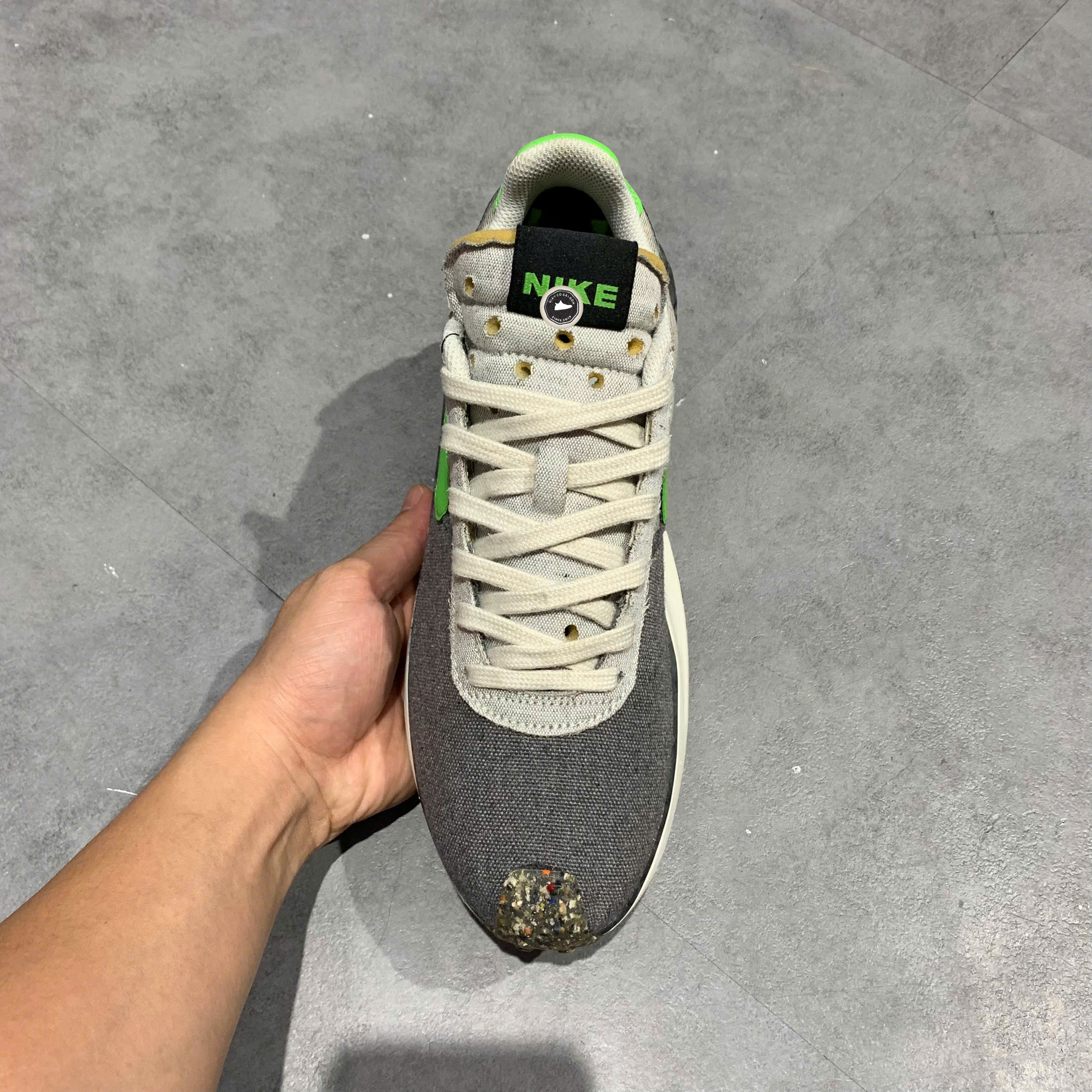 Nike D/MS/X Waffle Smoke Grey Mean Green - CW6914-001 - Size 41 - GIÀY 2HAND CHÍNH HÃNG PVN26310