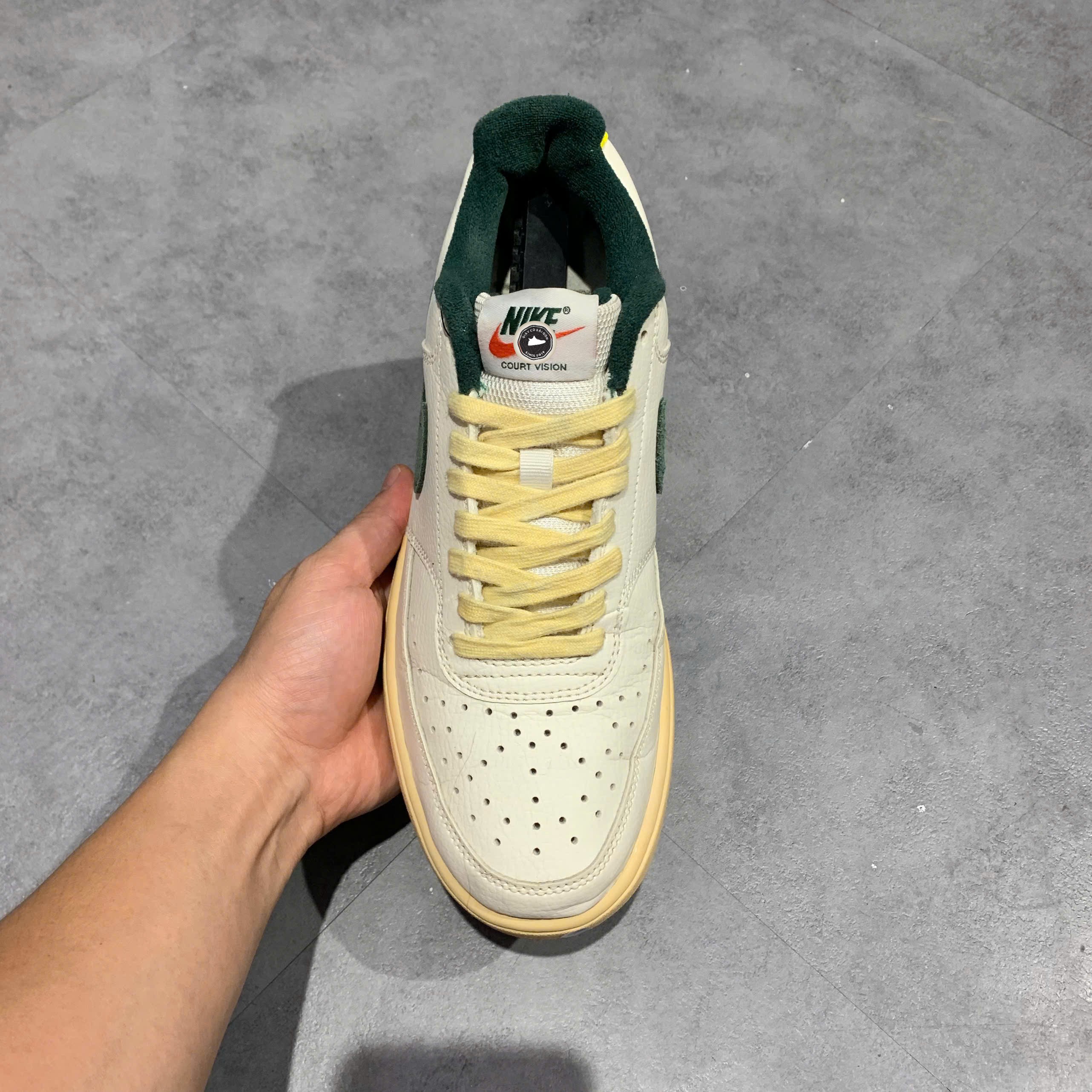Nike Court Vision Low Sail Pro Green - FD0320-133 - Size 41 - GIÀY 2HAND CHÍNH HÃNG PVN26379