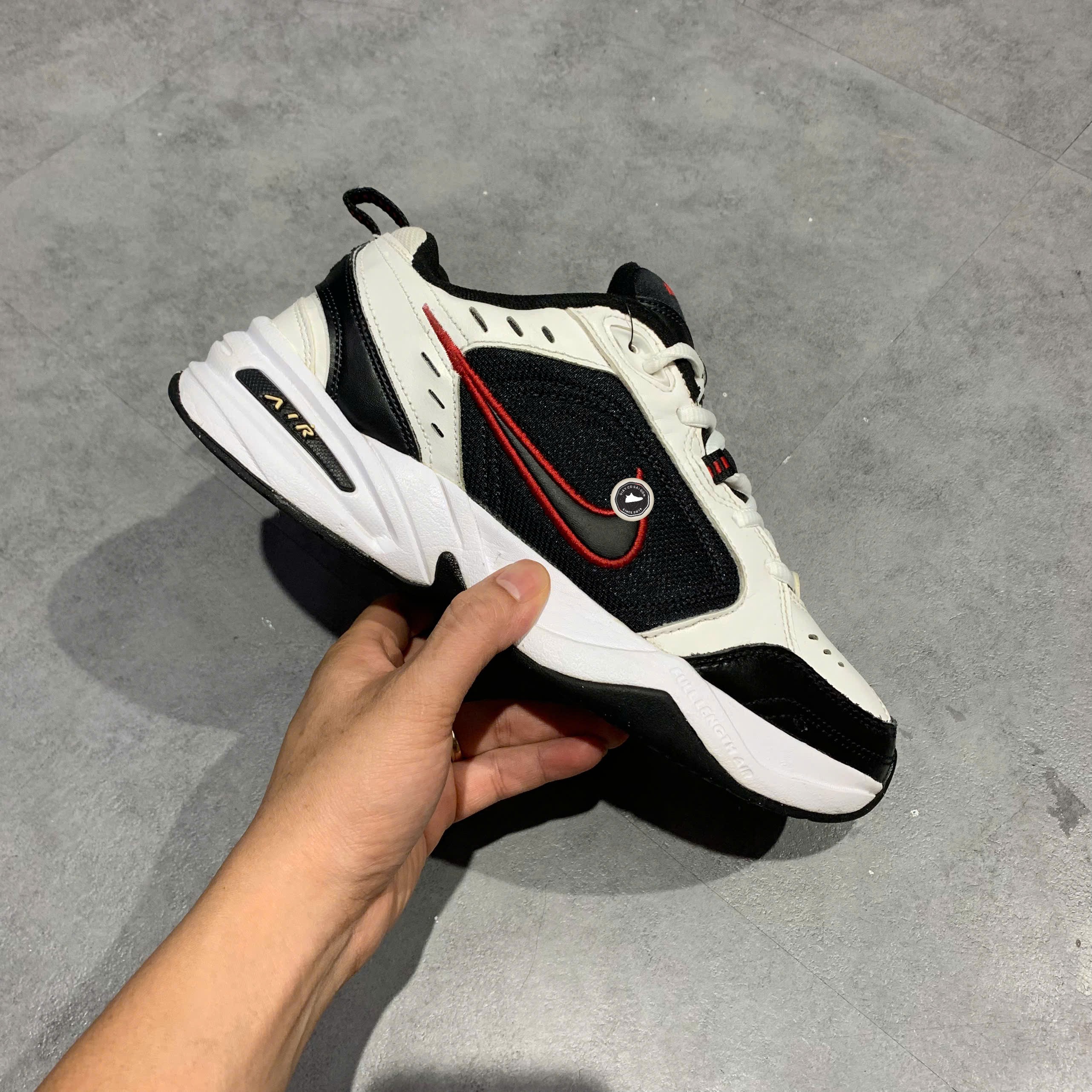 Nike Air Monarch IV White Black Red - 415445-101 - Size 41 - GIÀY 2HAND CHÍNH HÃNG PVN26358
