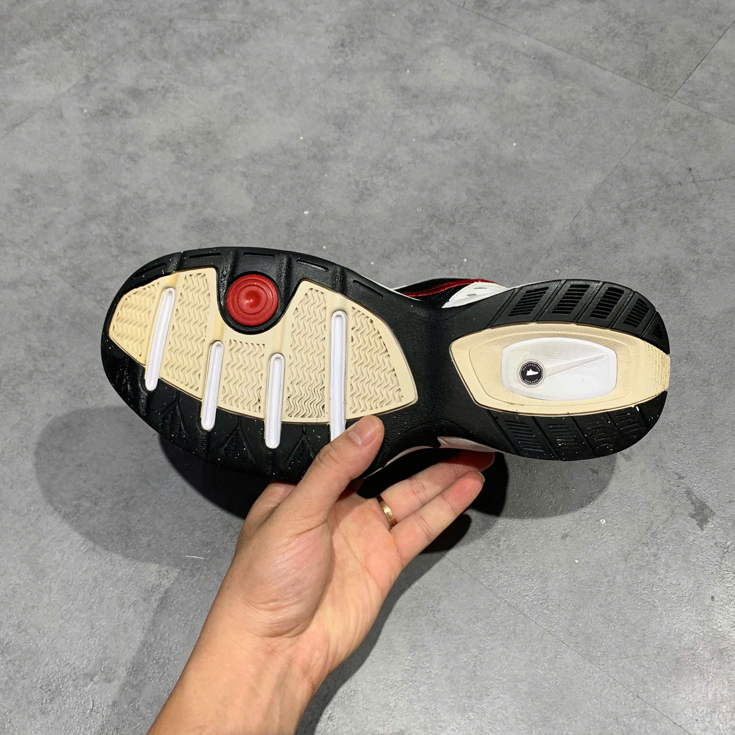 Nike Air Monarch IV White Black Red - 415445-101 - Size 41 - GIÀY 2HAND CHÍNH HÃNG PVN26358
