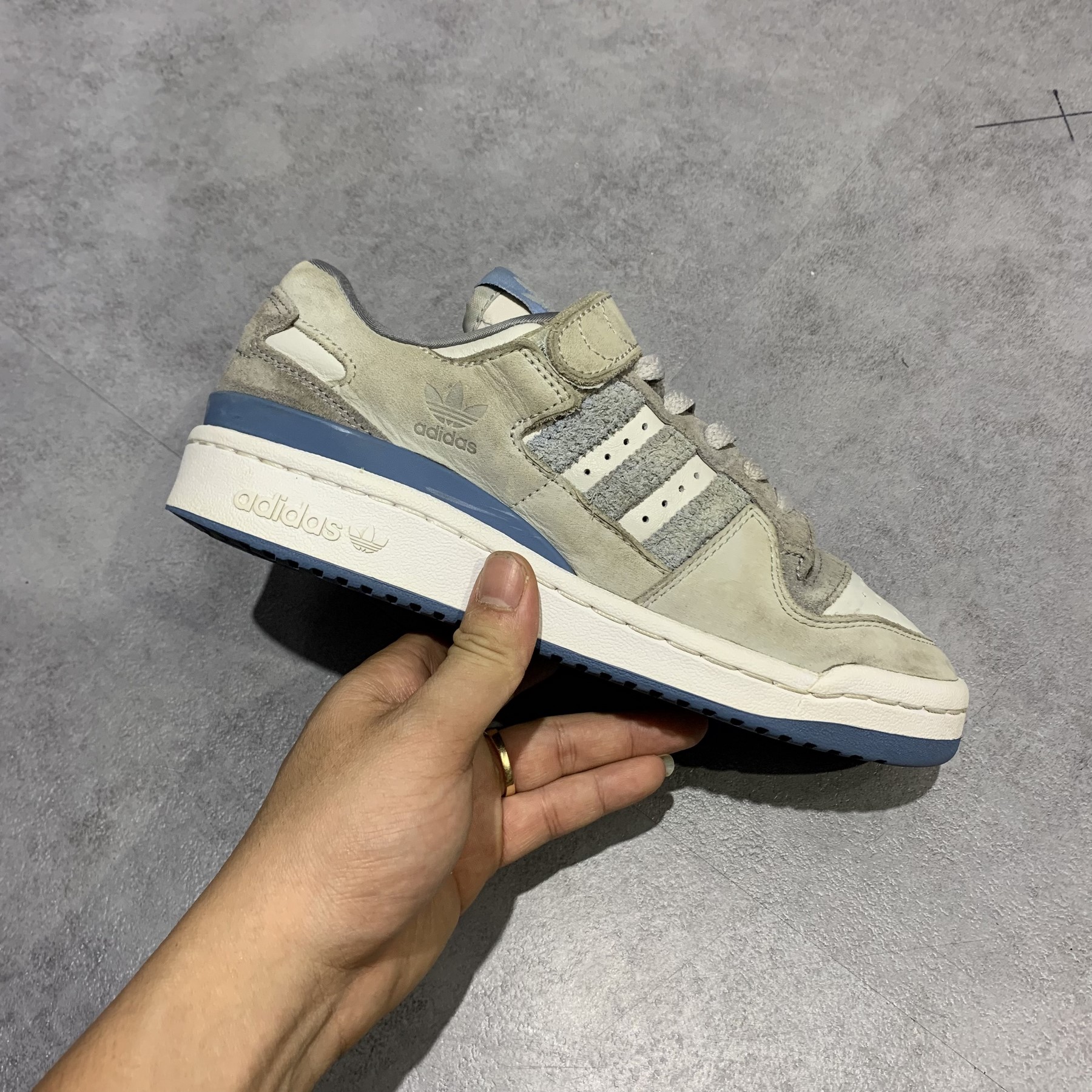 2hand Giày Adidas Forum 84 Low 'Grey' HQ6333 SIZE 37 1/3 PVN10129