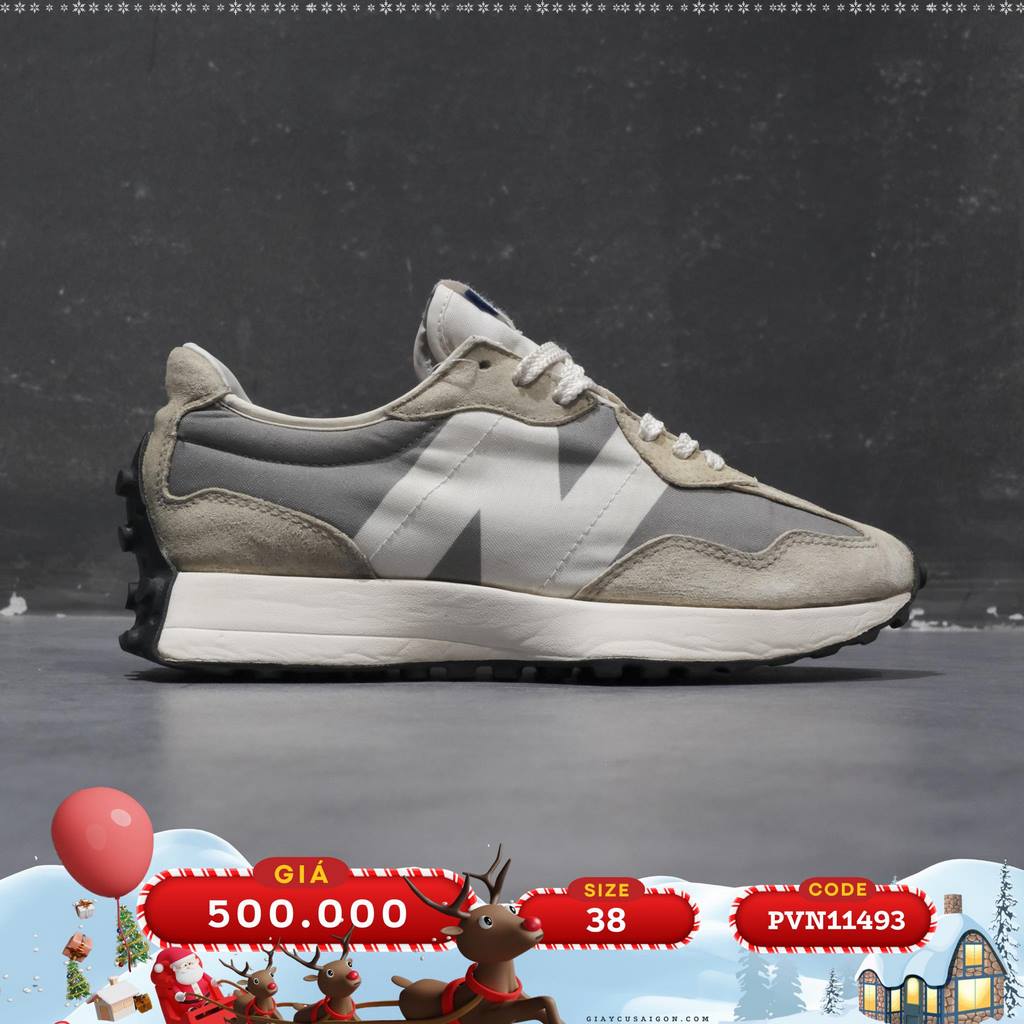 2hand Giày New Balance 327 Team Away Grey MS327LAB SIZE 38 PVN11493