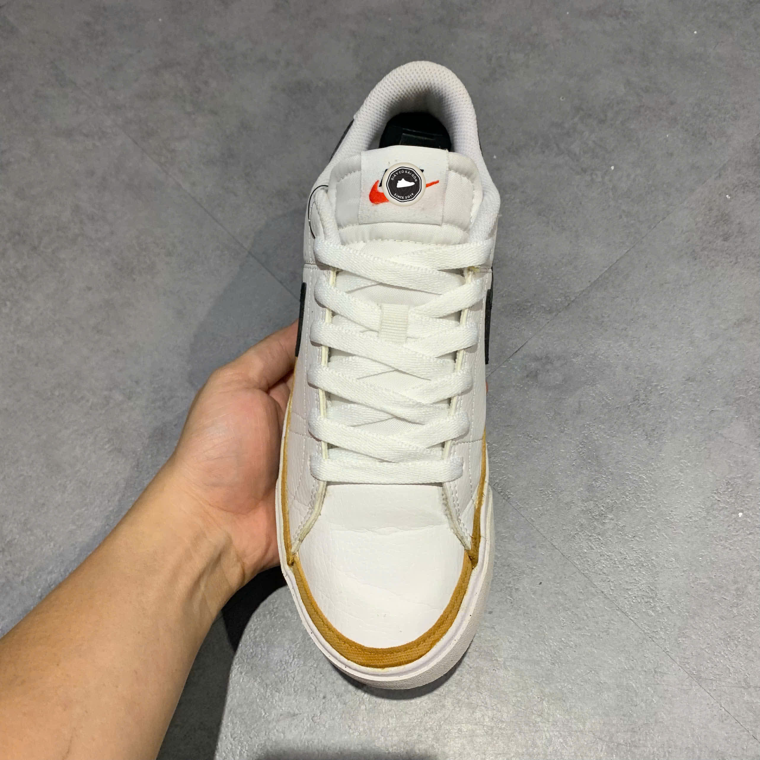 Giày 2hand Nike Court Legacy Next Nature ‘White Desert Ochre’ DH3162-100 SIZE 40.5