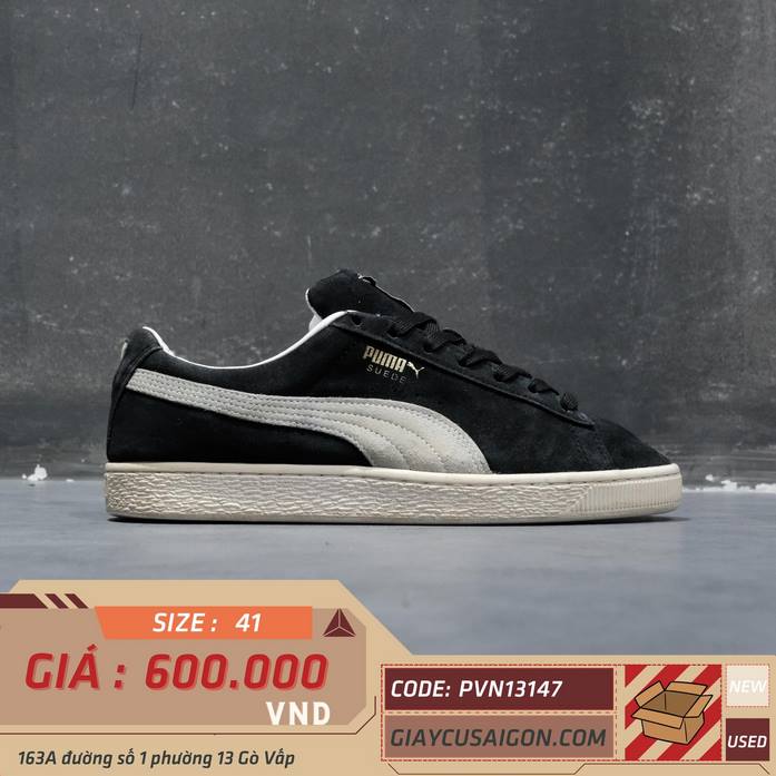 2hand Giày Puma Lifestyle Suede 'Black' 374915-01 SIZE 41 pvn13147