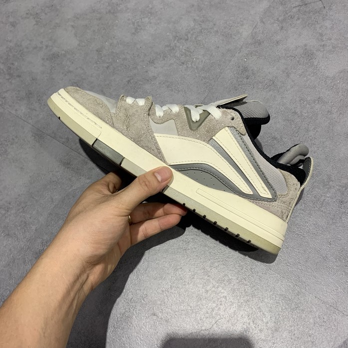 2hand giày Li-Ning Wave Pro 'Grey White' AECR043-2 SIZE 40 1/3 pvn13397