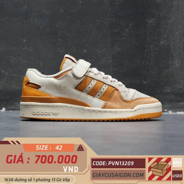 2hand giày adidas originals Forum 84 Low Sail Orange-GX9059 SIZE 42 pvn13209