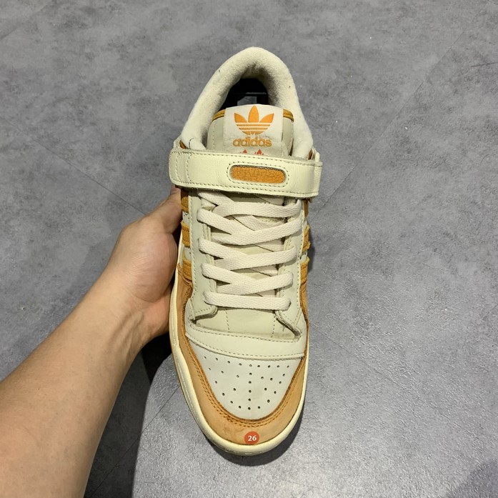 2hand giày adidas originals Forum 84 Low Sail Orange-GX9059 SIZE 42 pvn13209