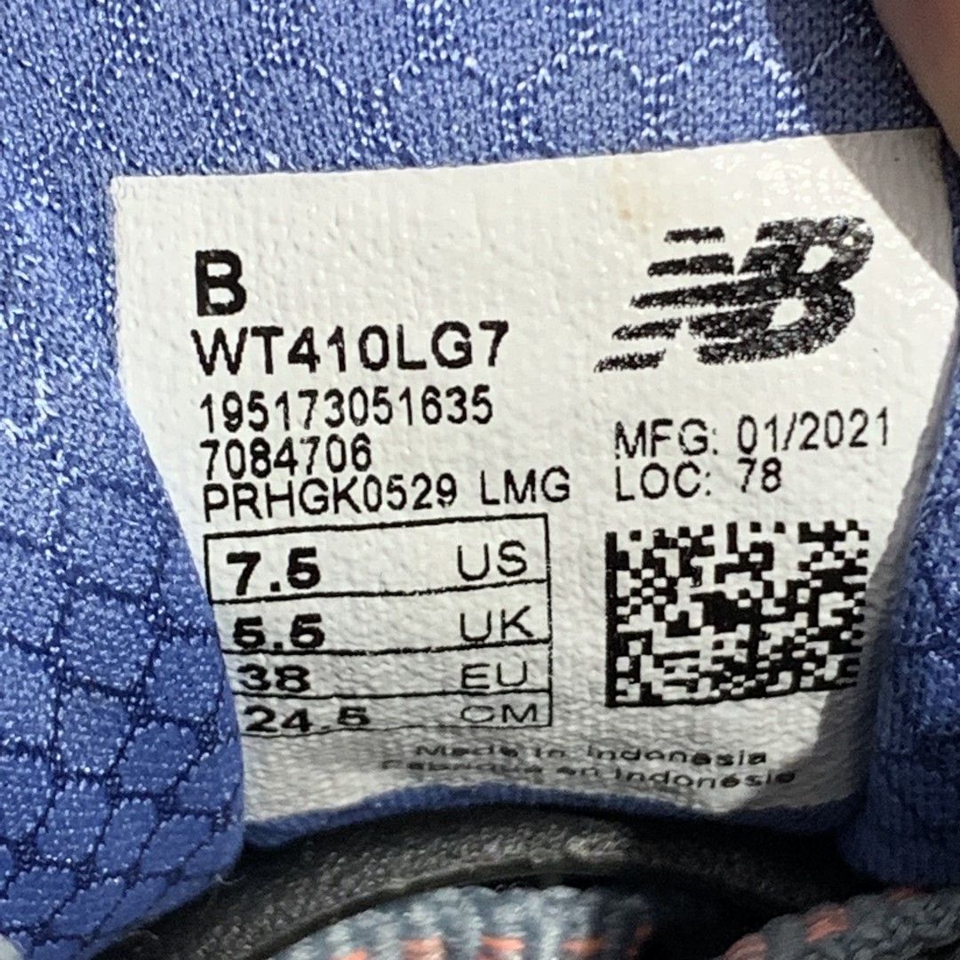 2hand giày New Balance 410 Trail v7 Blue WT410LG7 SIZE 38 PVN9827