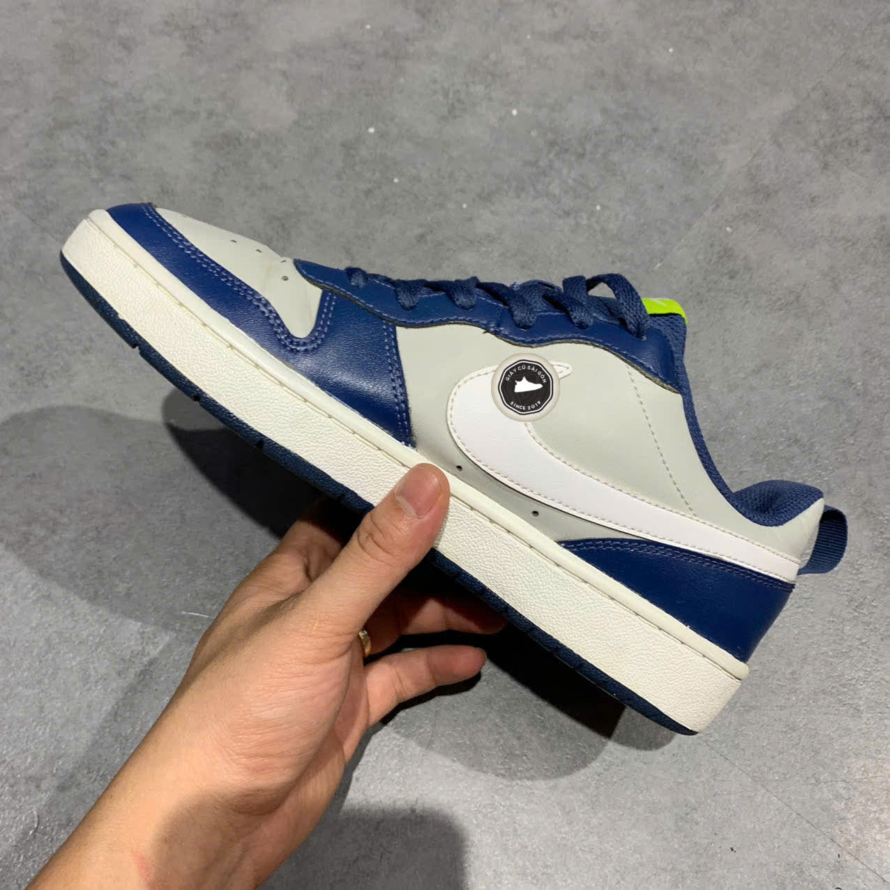 NIKE COURT BOROUGH LOW 2 – BQ5448-016 SIZE 40 GIÀY 2HAND CHÍNH HÃNG PVN19564