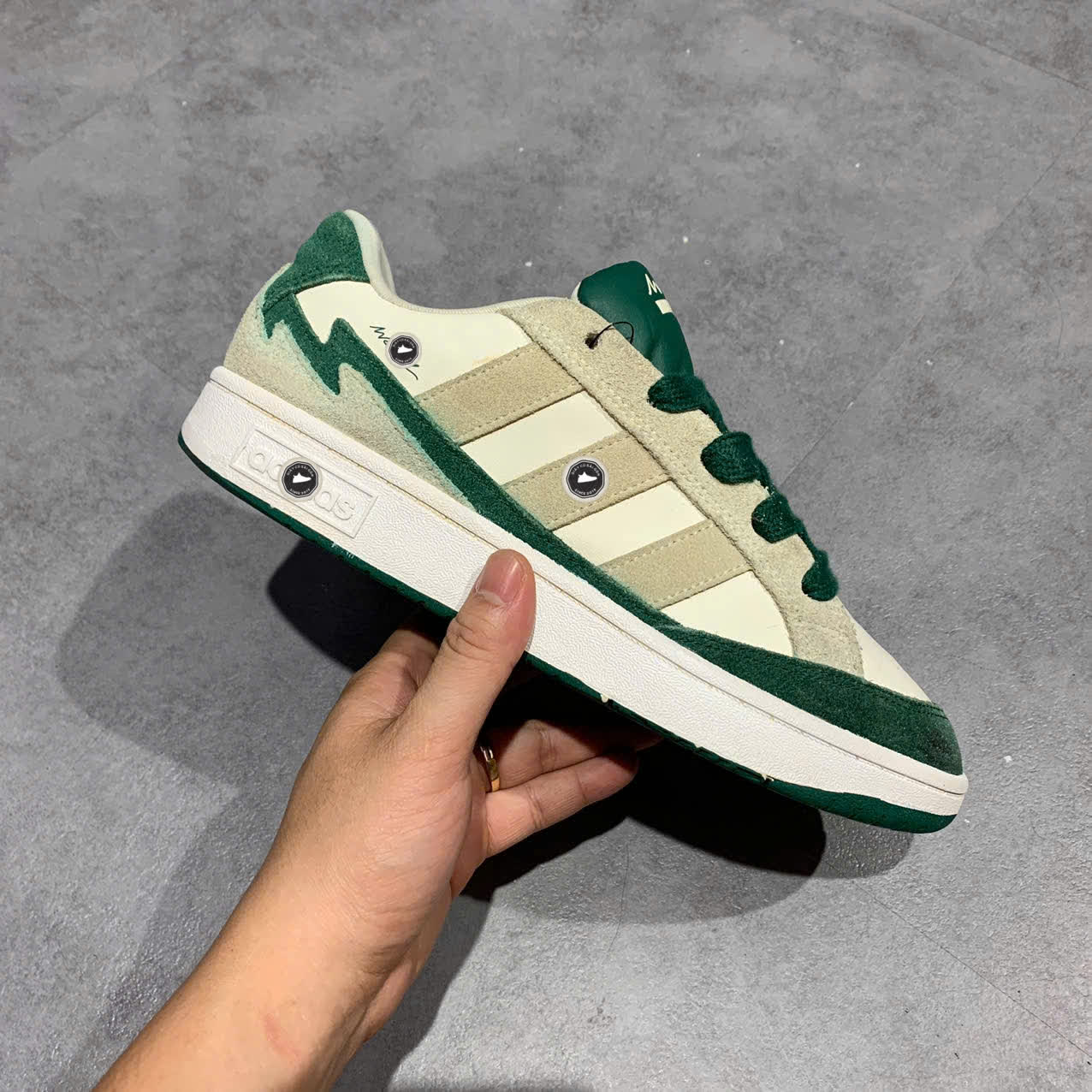 ADIDAS WCARD ADV 'GREY GREEN' IH0963 SIZE 40 GIÀY 2HAND CHÍNH HÃNG PVN19568