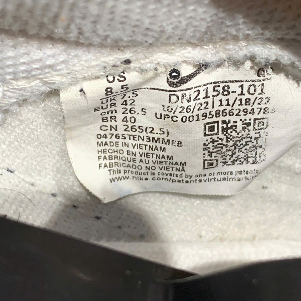 NIKE BLAZER LOW ’77 JUMBO DN2158-101 – SIZE 42 GIÀY 2HAND CHÍNH HÃNG – PVN19546