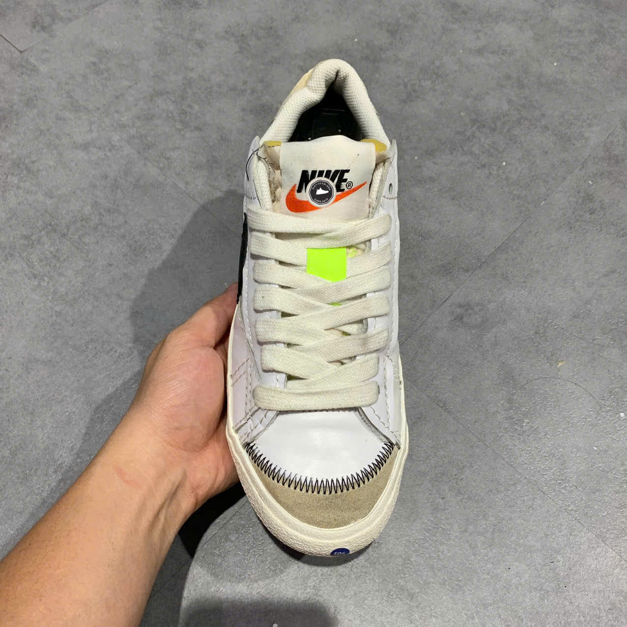 NIKE BLAZER LOW ’77 JUMBO DN2158-101 – SIZE 42 GIÀY 2HAND CHÍNH HÃNG – PVN19546