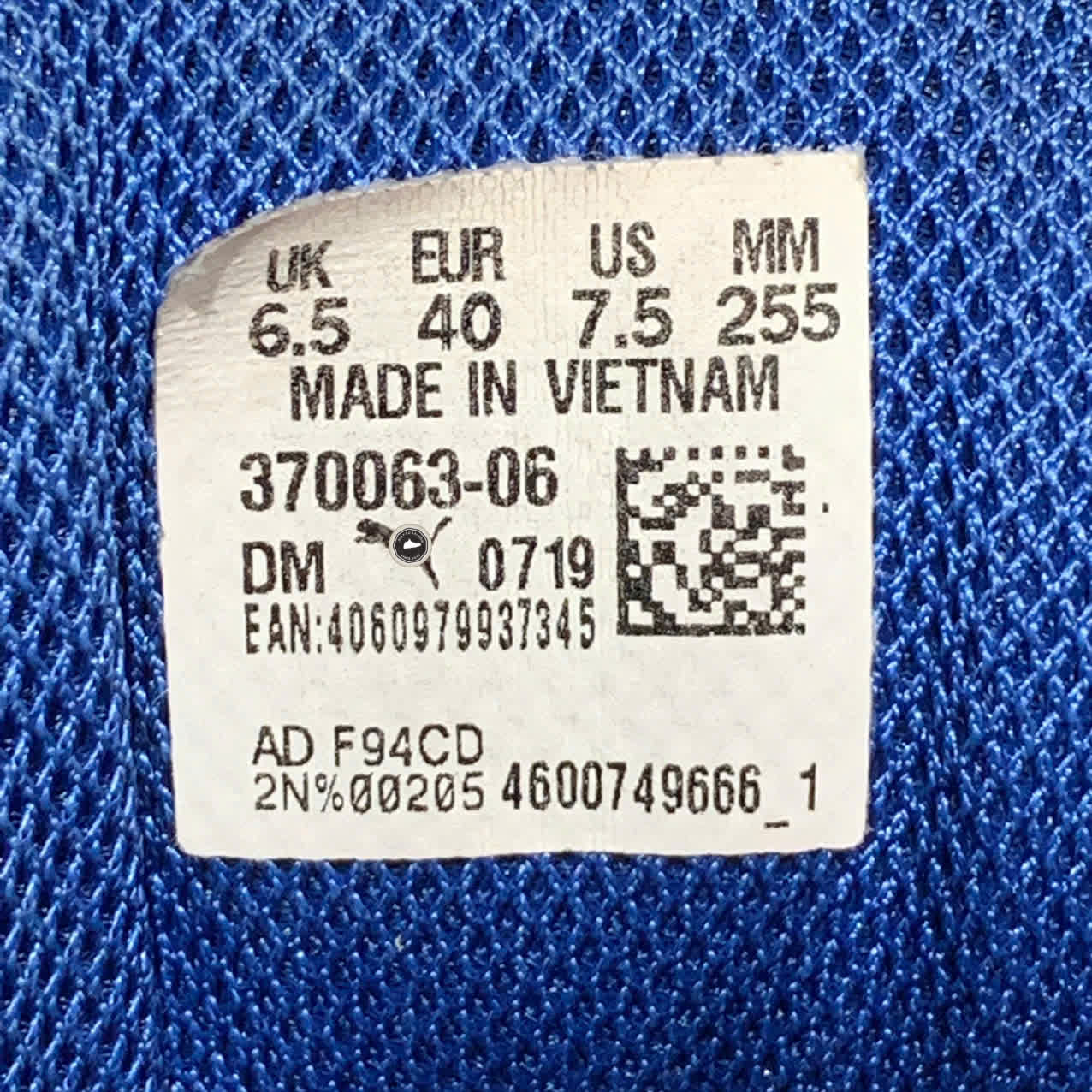 PUMA PALACE GUARD ‘BLUE TEAL’ 370063-06 SIZE 40 GIÀY 2HAND CHÍNH HÃNG PVN19621