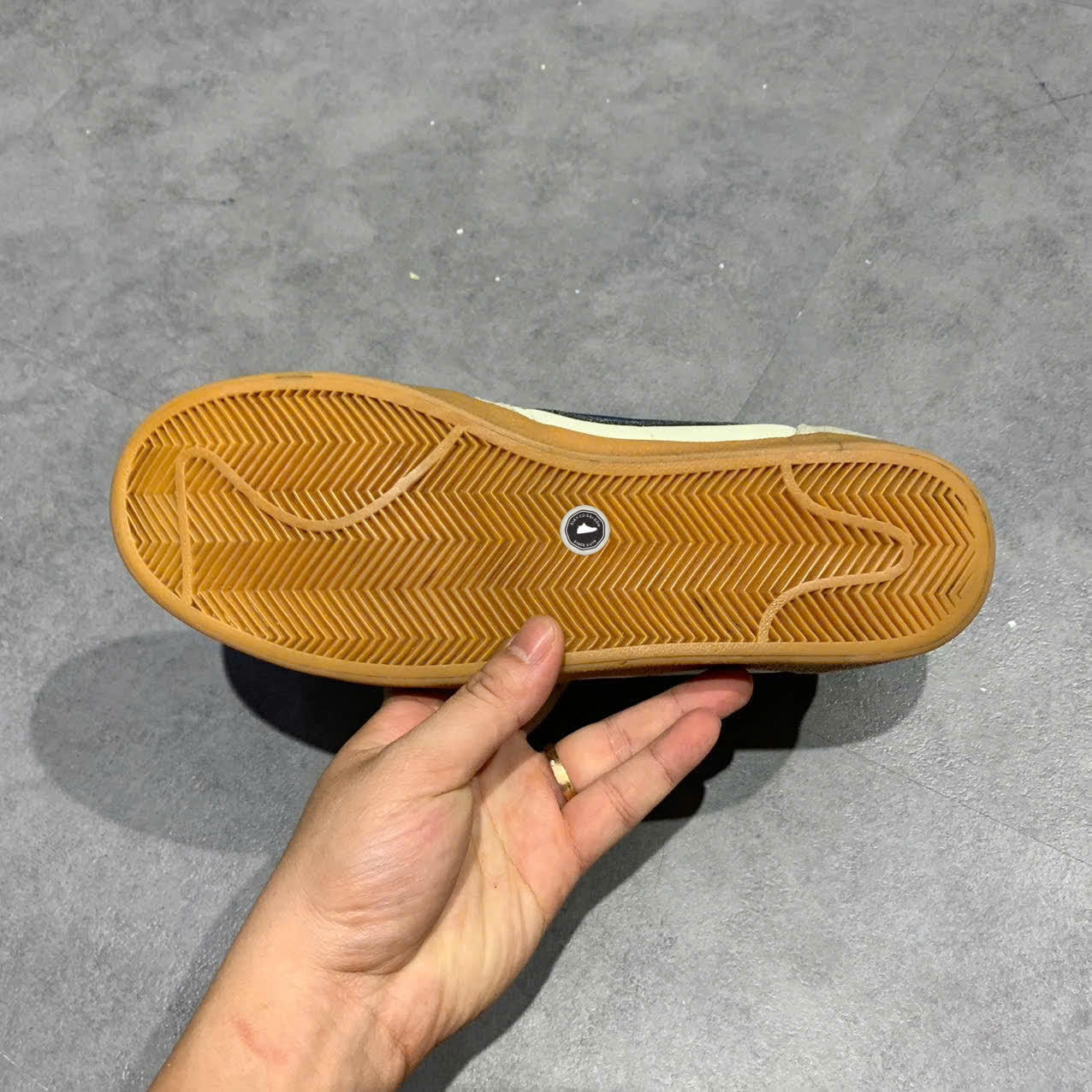 NIKE KILLSHOT 2 LEATHER 'SAIL MIDNIGHT NAVY GUM' 432997-107 SIZE 41 GIÀY 2HAND CHÍNH HÃNG PVN19726