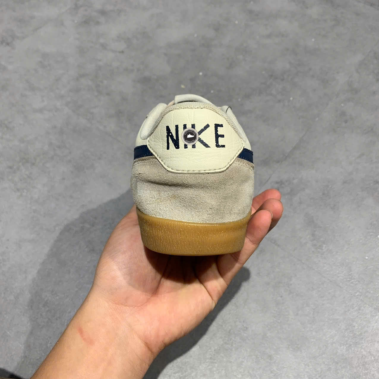 NIKE KILLSHOT 2 LEATHER 'SAIL MIDNIGHT NAVY GUM' 432997-107 SIZE 41 GIÀY 2HAND CHÍNH HÃNG PVN19726