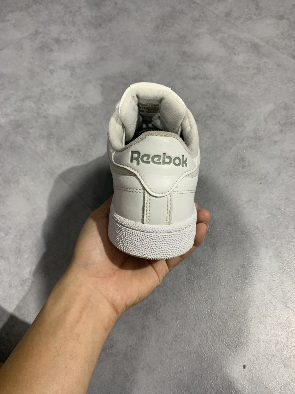 Reebok Club C 85 Sneakers White Grey FX1390 SIZE 40.5