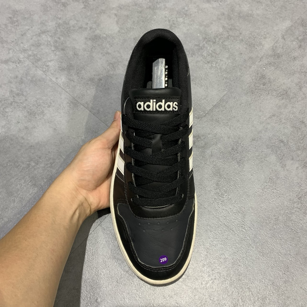 2hand giày Adidas Hoops 2.0 Low B44699 SIZE 42 2/3 PVN11177