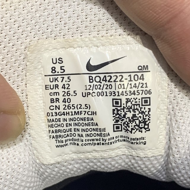 2hand giày Nike Court Royale AC BQ4222 104 SIZE 42 PVN11933