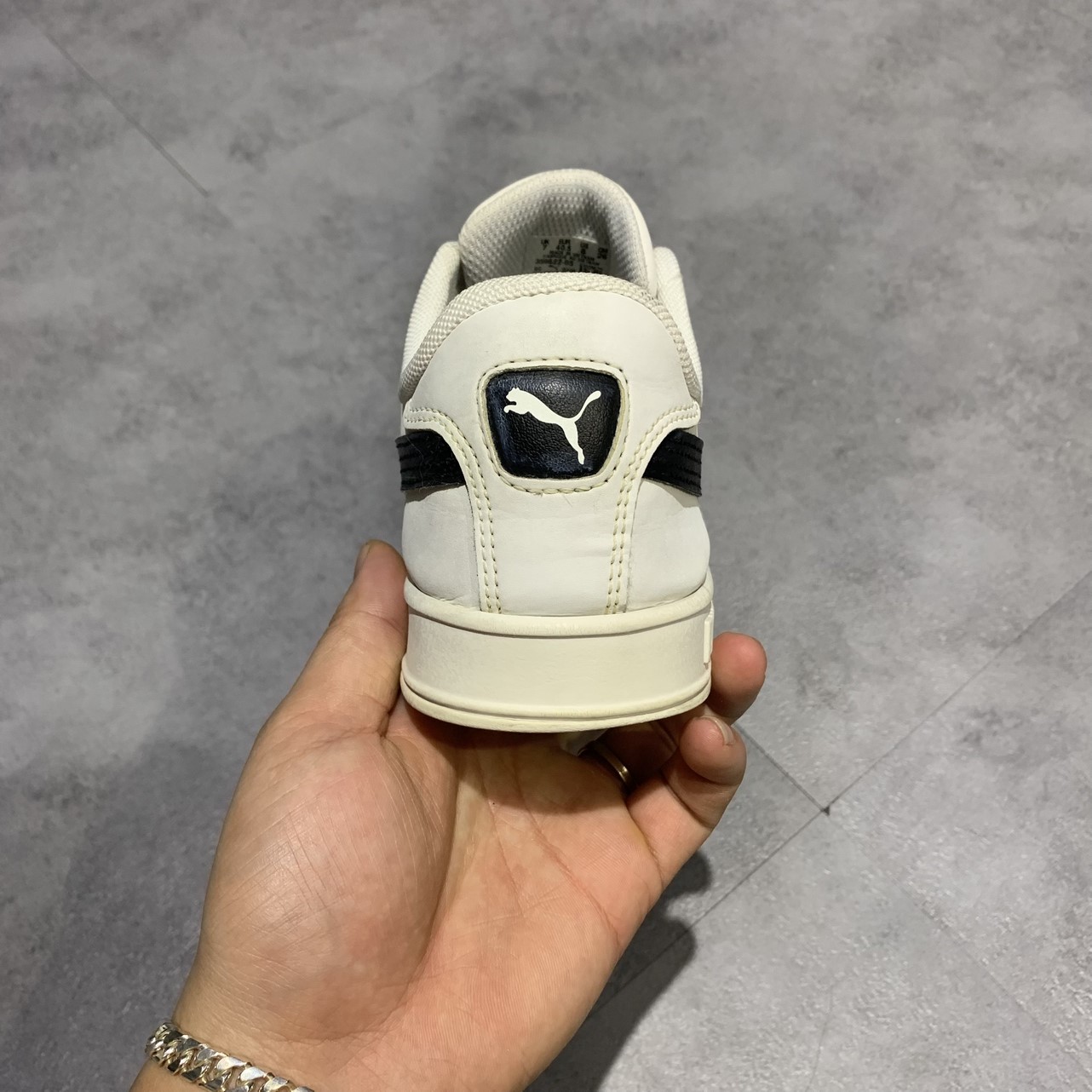 2hand Giày Puma Smash Vulc 'White Black' 359622-05 SIZE 40.5PVN11990