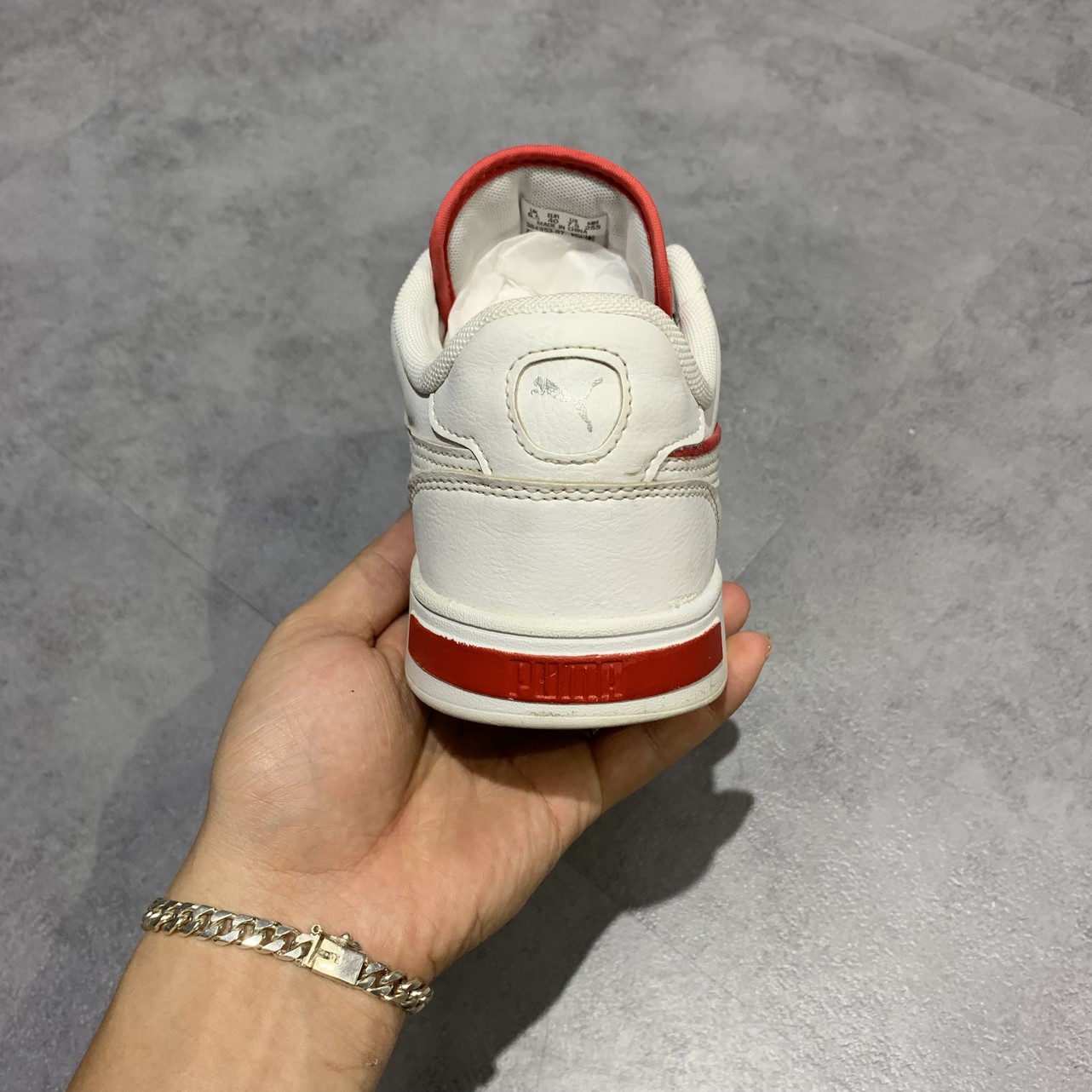 2Hand Giày Puma Caven Dime 'White' 384953-07 SIZE 40 PVN12037