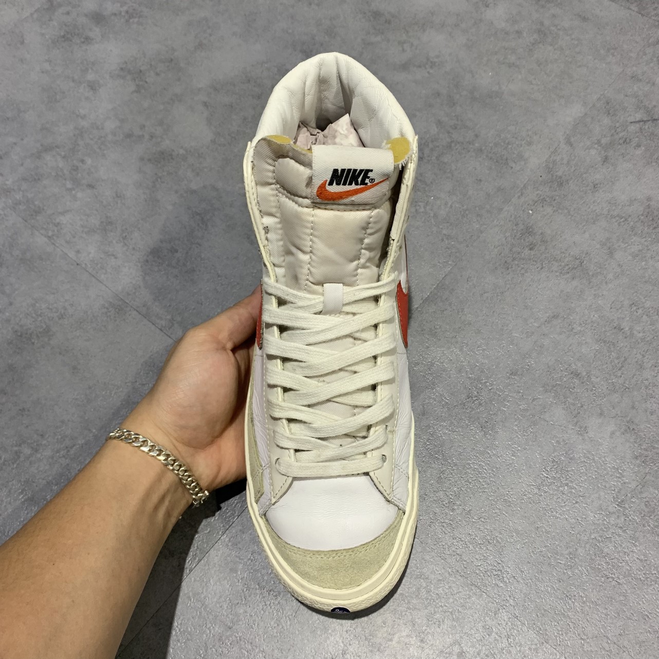 Blazer mid 77 vintage habanero red white sail online