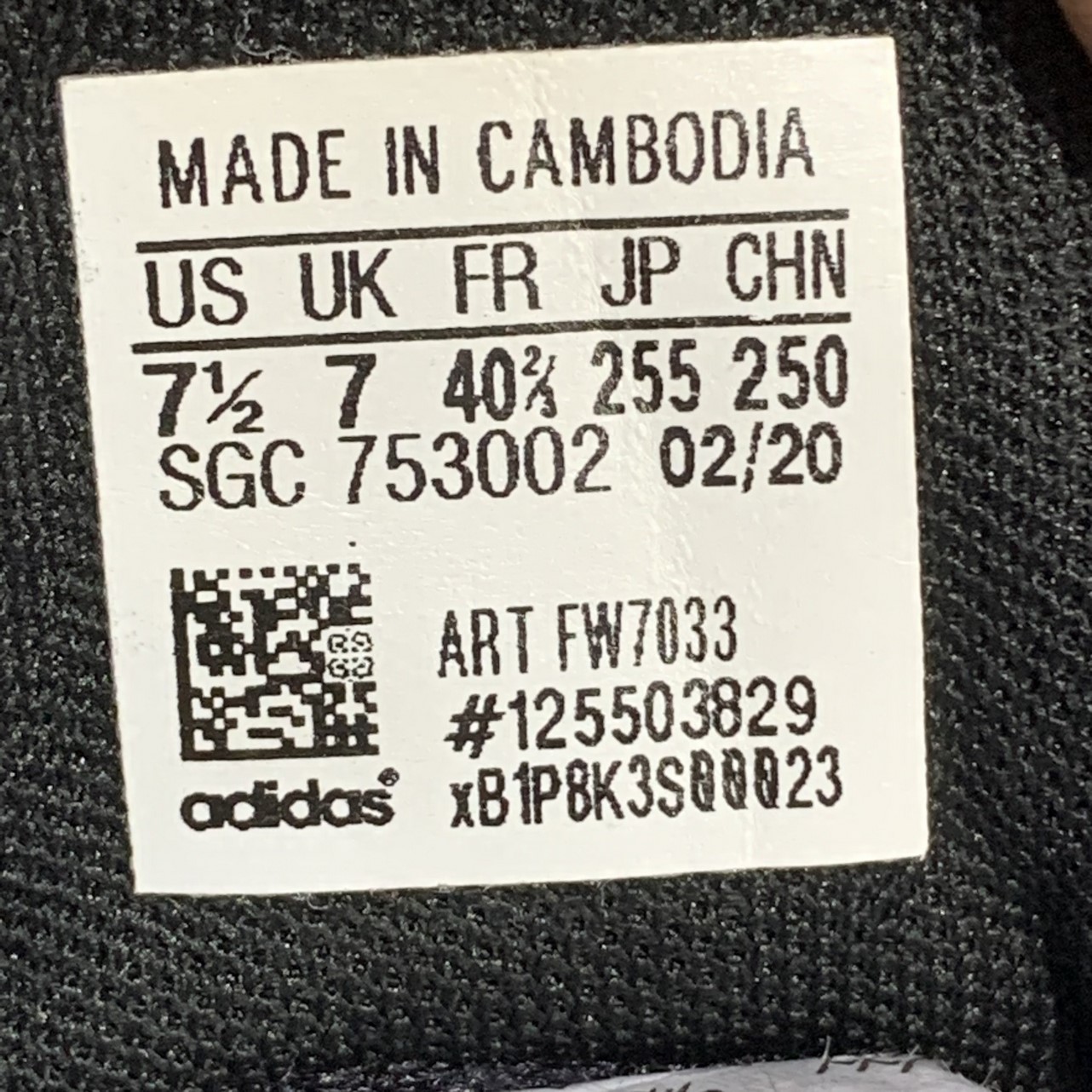 2hand giày ADIDAS DAILY 3.0 FW7033 SIZE 40 2/3 PVN12362