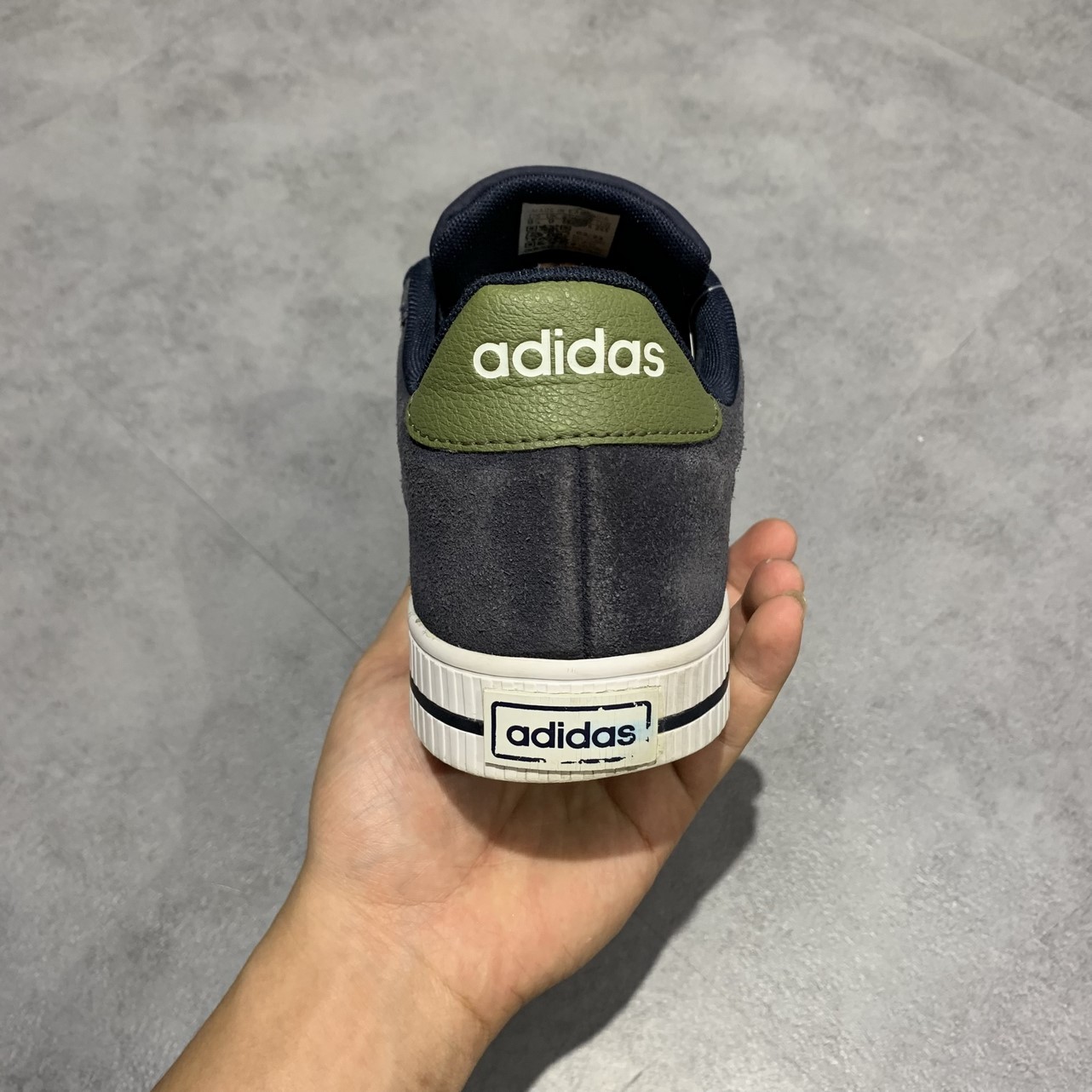 2hand giày adidas neo Daily 3.0 'Black Green' GW1917 SIZE  43 1/3 pvn12539