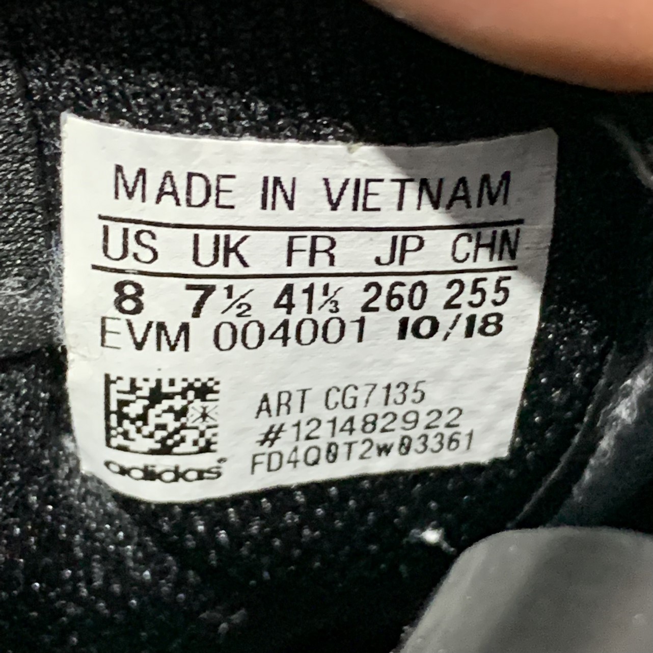 2hand Giày Adidas Originals Forum Low Refined Cloud White Core Black CG7135 SIZE 41 1/3 pvn12555