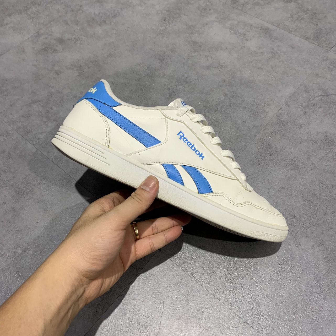 Giày 2hand Reebok Royal Techque T 'White Sky Blue' DV8780 SIZE 42 (27CM)