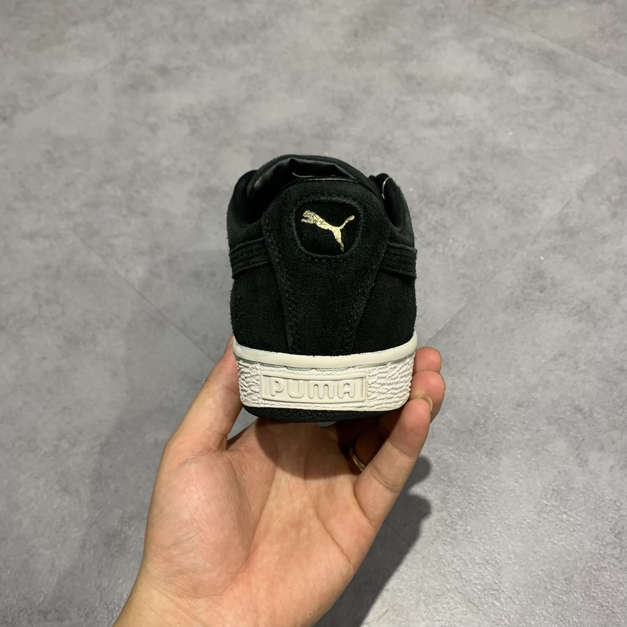 2HAND Giày Puma Classic X Chain Black Suede 367391-03 SIZE 40 PVN12754