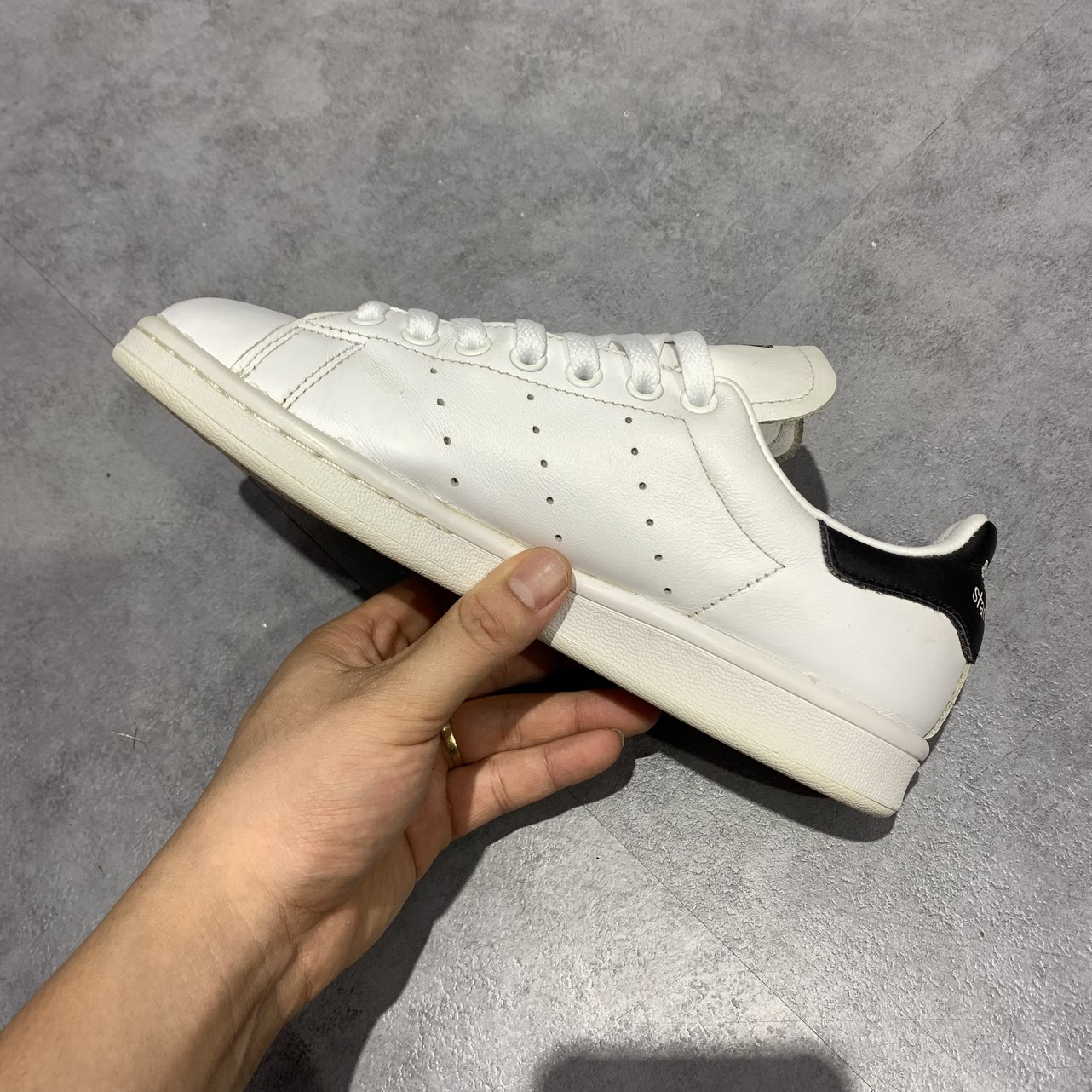 Giày 2hand Adidas Mickey Mouse x Stan Smith Black  FW2895 SIZE 38 2/3