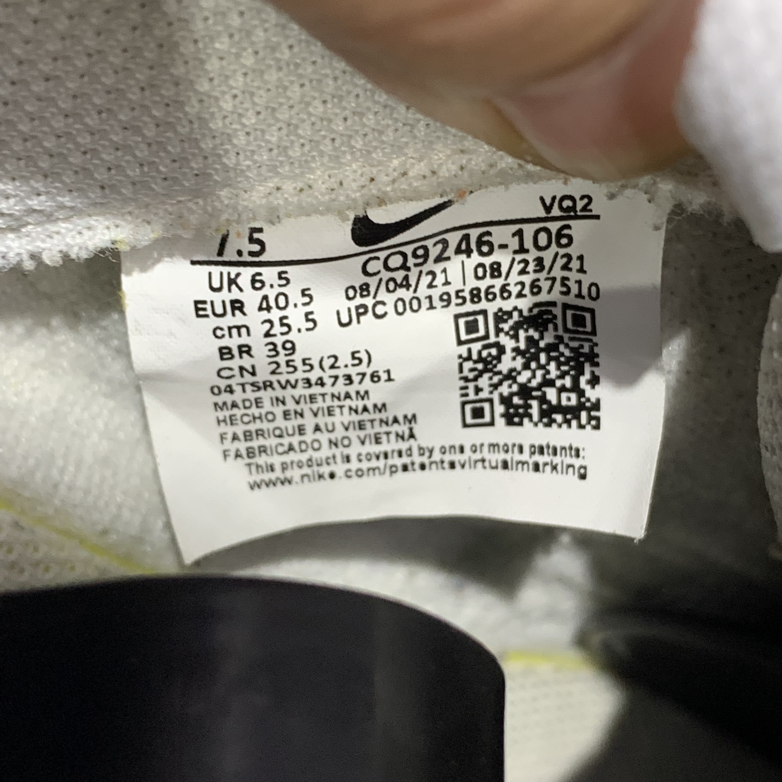 2hand giày Nike Court Royale 2 Low CQ9246-106 SIZE 40.5 pvn13030