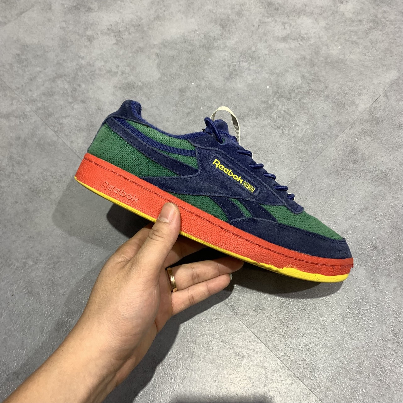 Giày 2hand Reebok Club C Revenge 'Night Navy Green' FX1116-SIZE 36-13631