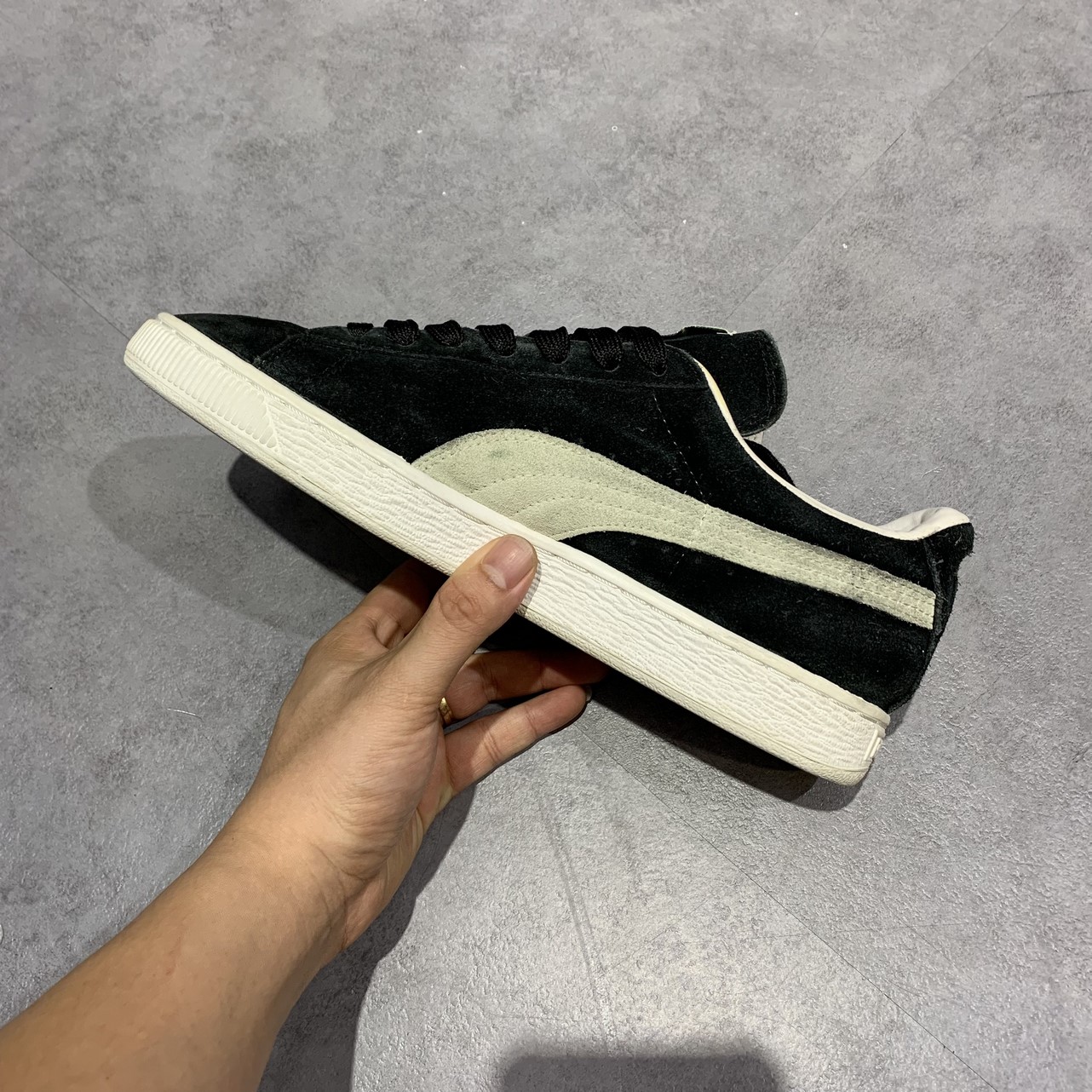 2hand Giày Puma Suede Classic Black White 352634-03 SIZE 40 2/3 pvn13860