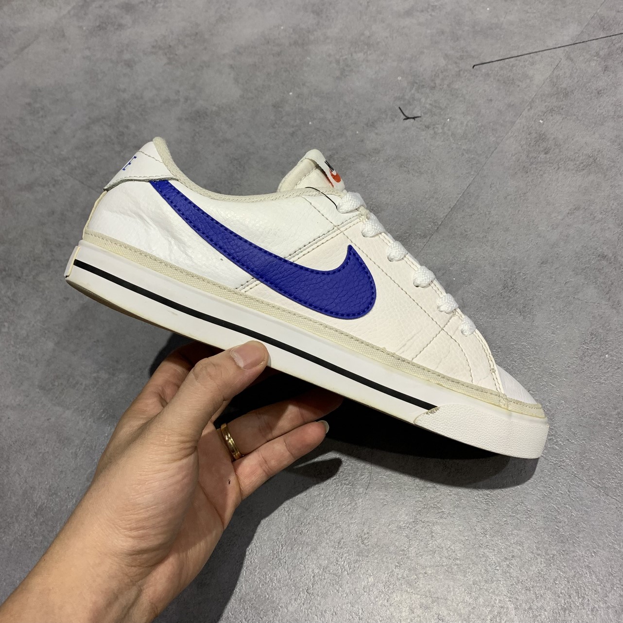 2hand Giày Nike Court Legacy 'White Game Royal' CU4150-101 SIZE 40 pvn13977