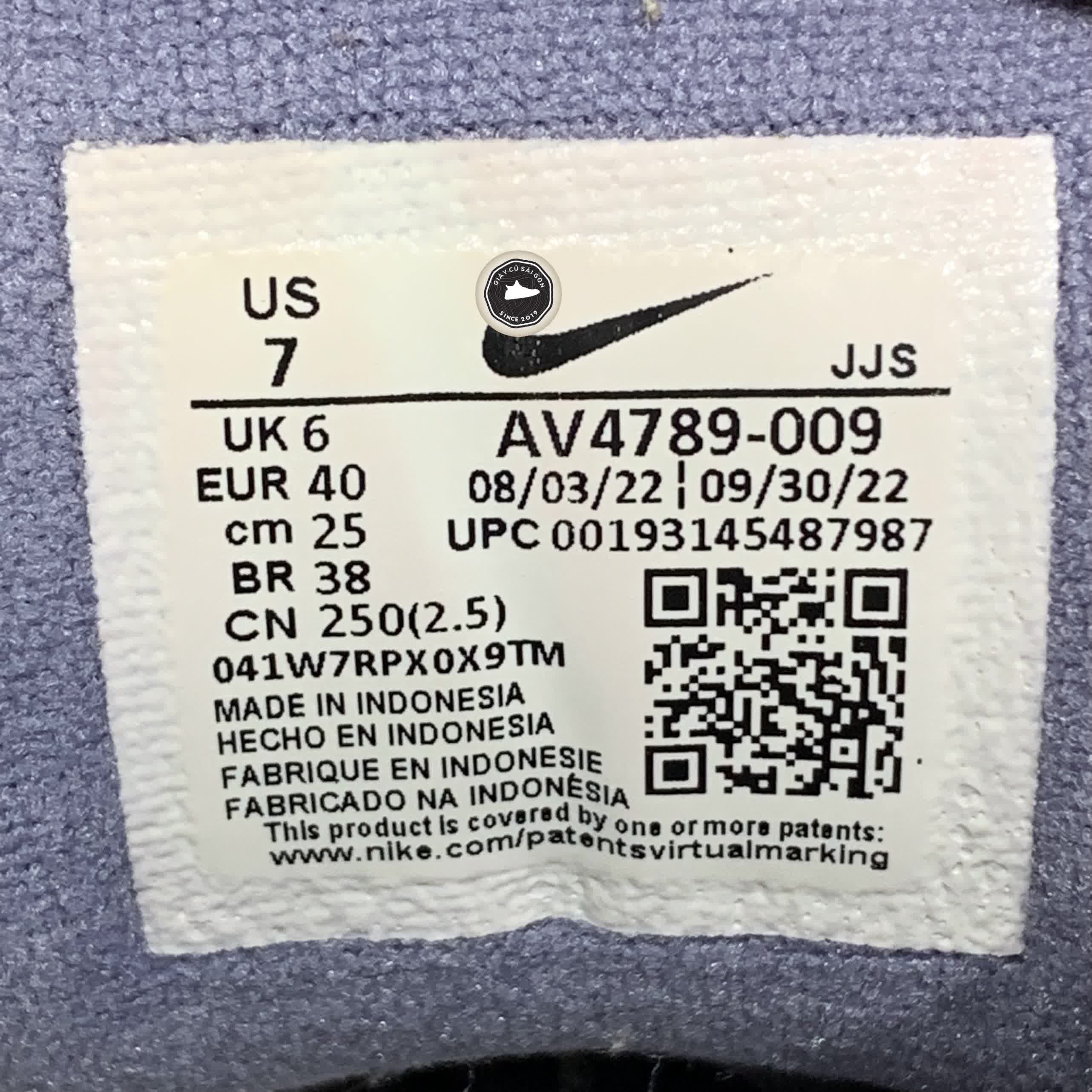 Giày 2hand Nike M2K Tekno White Green AV4789-009 SIZE 40 pvn14006