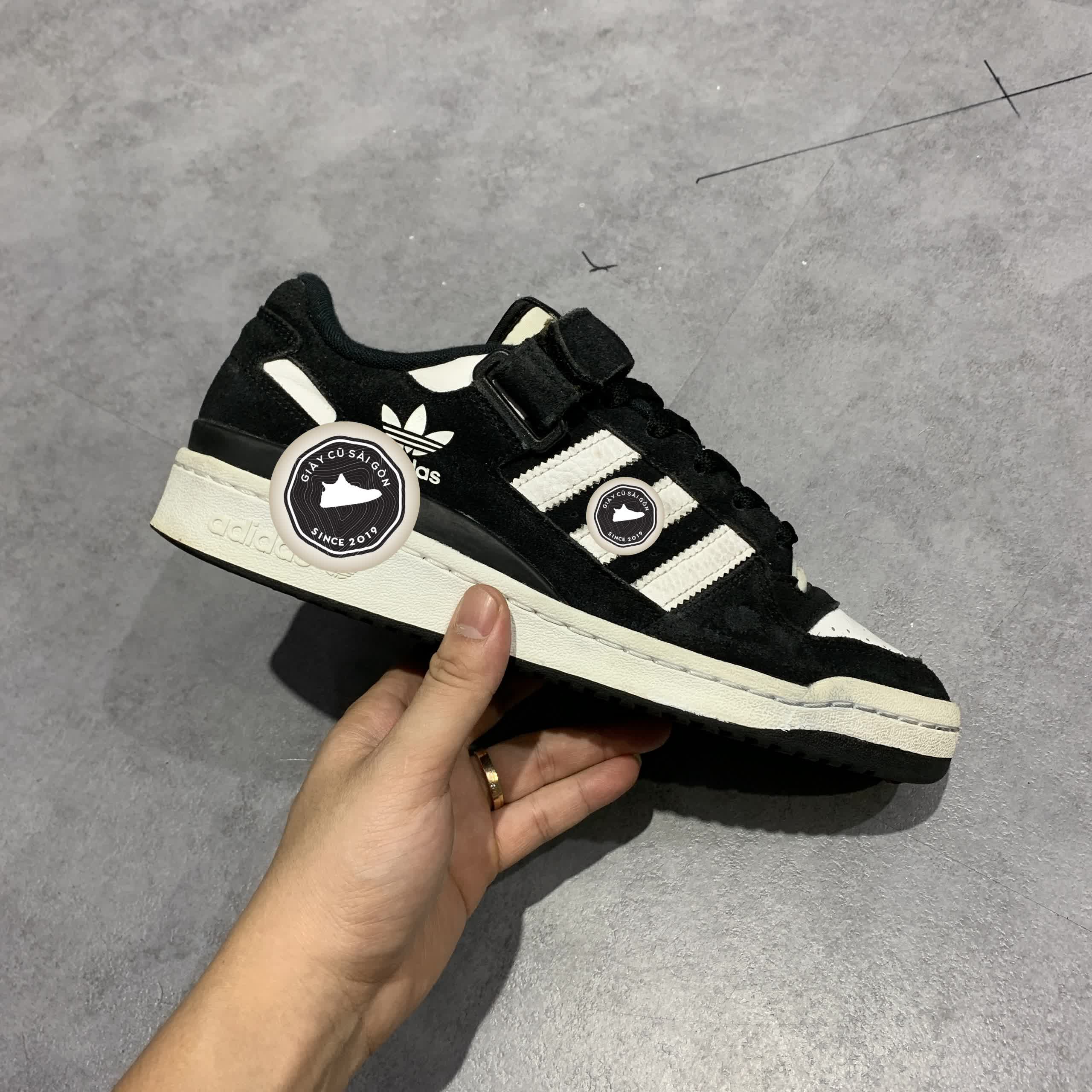 Giày 2hand Adidas Forum Low 'Black White' GW0695 SIZE 41 1/3 pvn13970