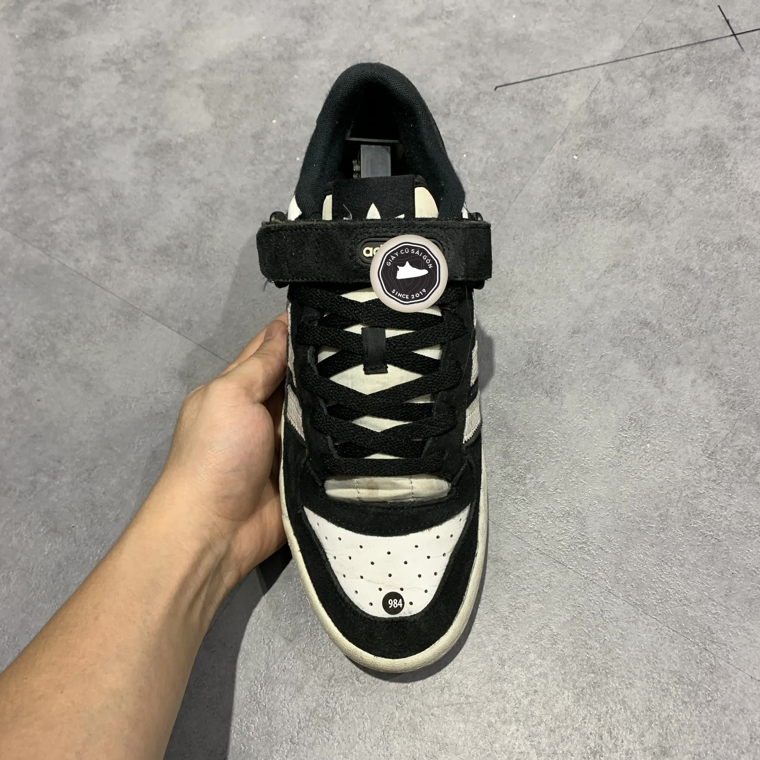 Giày 2hand Adidas Forum Low 'Black White' GW0695 SIZE 41 1/3 pvn13970