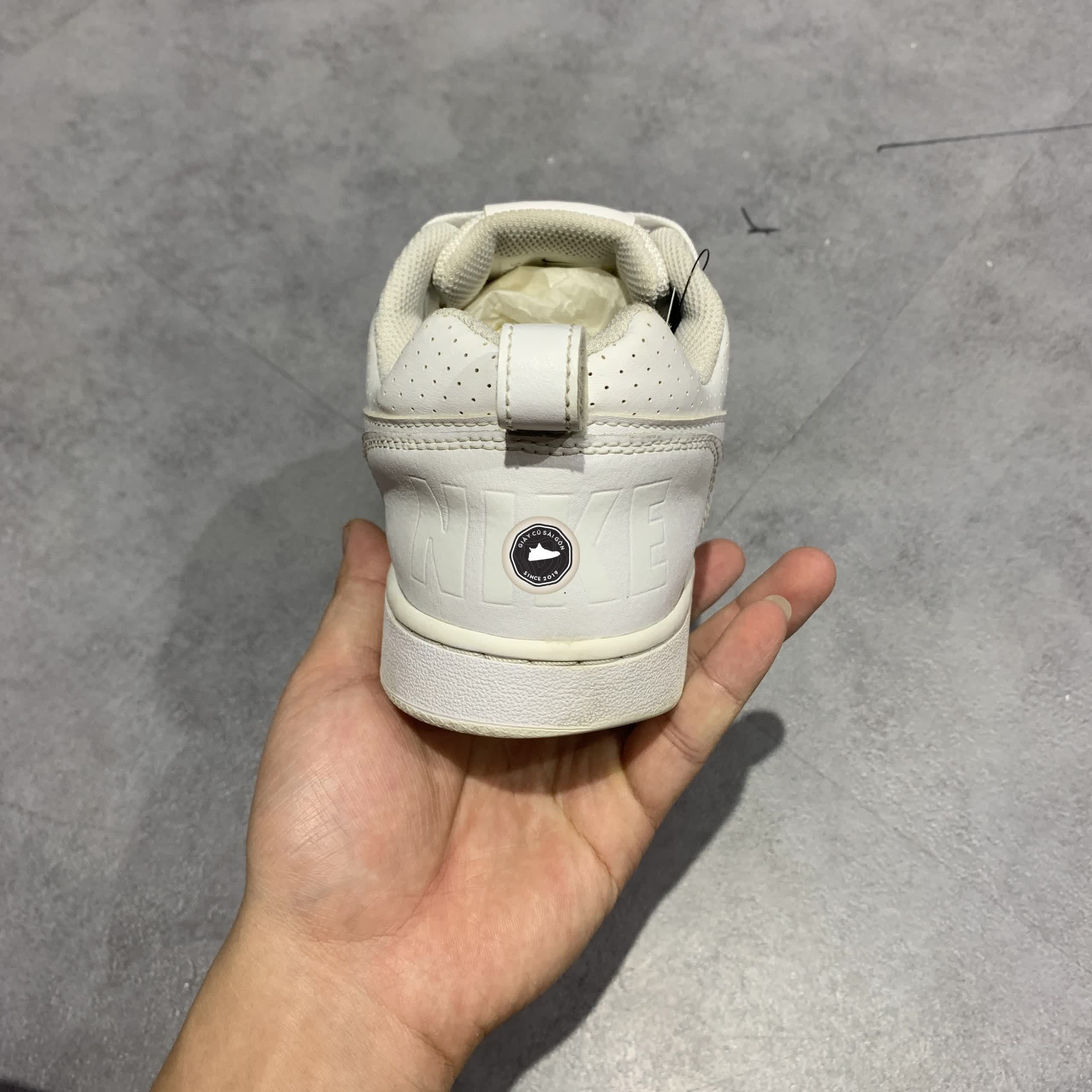 Giày 2hand Nike Court Borough Low 'Triple White' 838937-111 SIZE 40 pvn14087