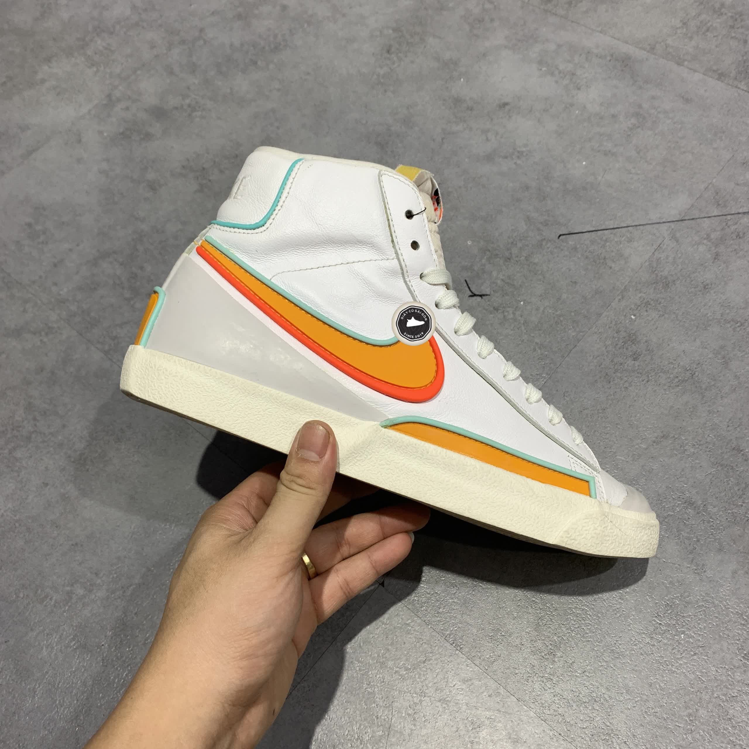 Giày 2hand Nike Blazer Mid '77 Infinite 'White Kumquat' DA7233-100 SIZE 40.5 pvn14038