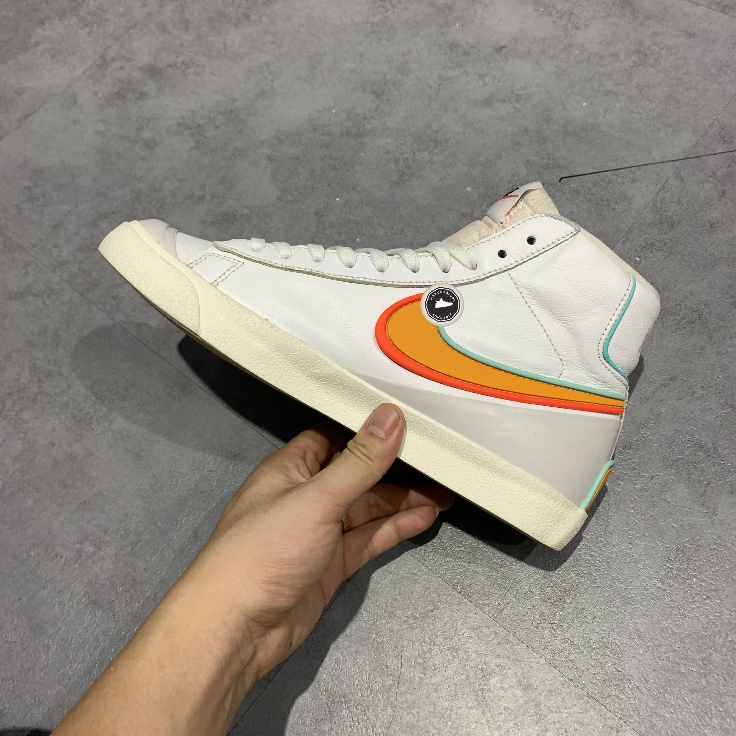 Giày 2hand Nike Blazer Mid '77 Infinite 'White Kumquat' DA7233-100 SIZE 40.5 pvn14038