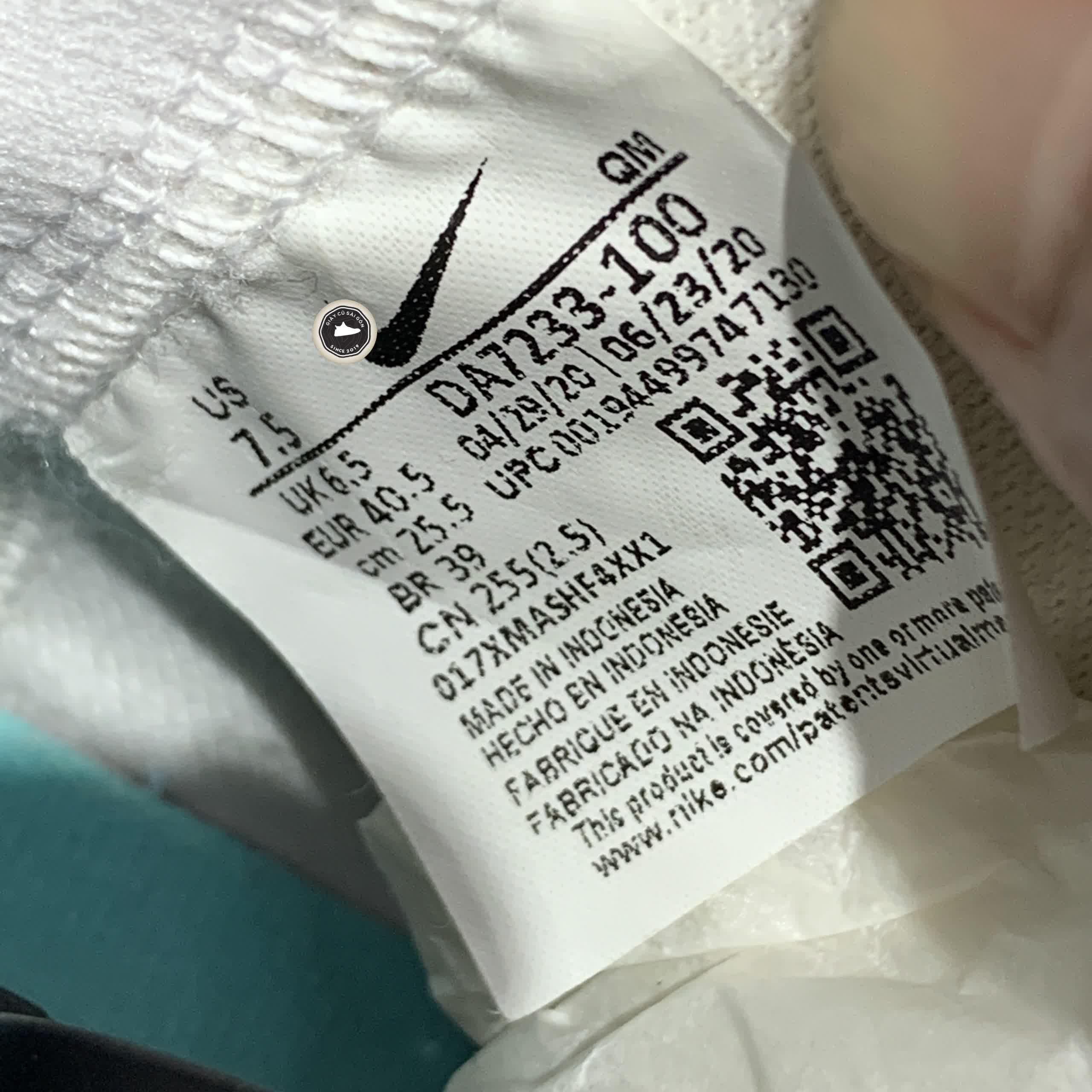 Giày 2hand Nike Blazer Mid '77 Infinite 'White Kumquat' DA7233-100 SIZE 40.5 pvn14038