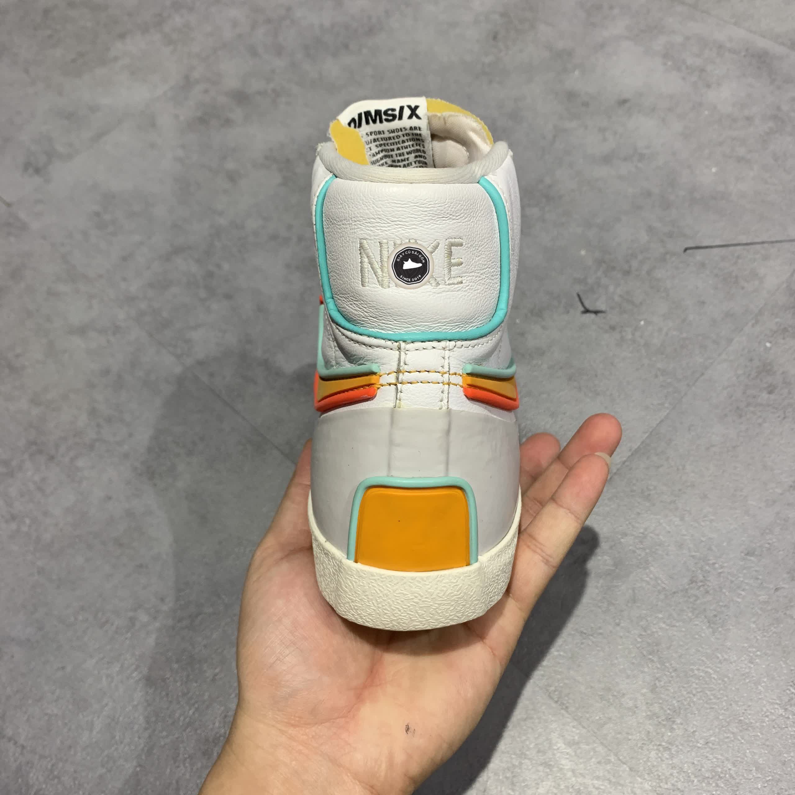 Giày 2hand Nike Blazer Mid '77 Infinite 'White Kumquat' DA7233-100 SIZE 40.5 pvn14038