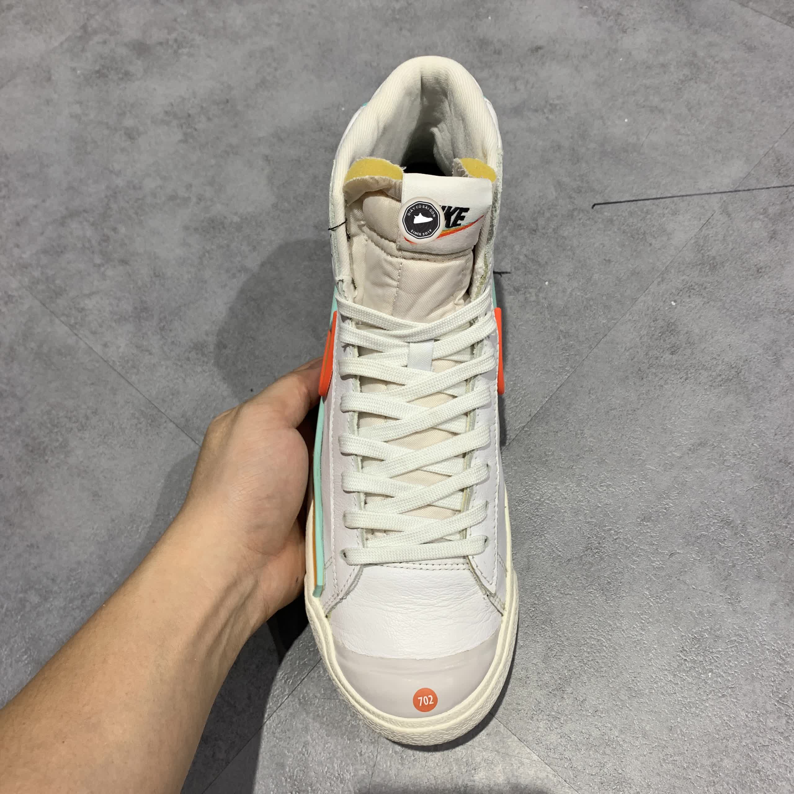 Giày 2hand Nike Blazer Mid '77 Infinite 'White Kumquat' DA7233-100 SIZE 40.5 pvn14038